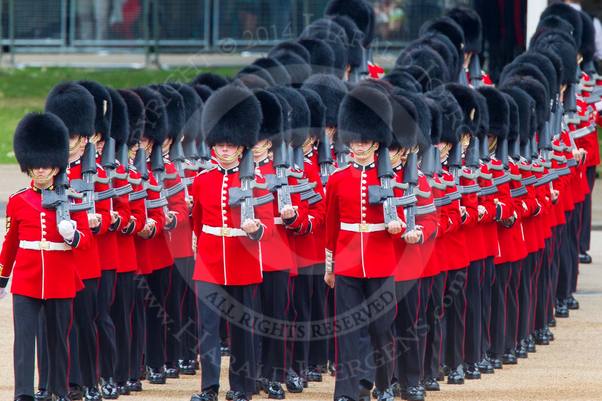 Trooping the Colour 2014.
Horse Guards Parade, Westminster,
London SW1A,

United Kingdom,
on 14 June 2014 at 10:30, image #184