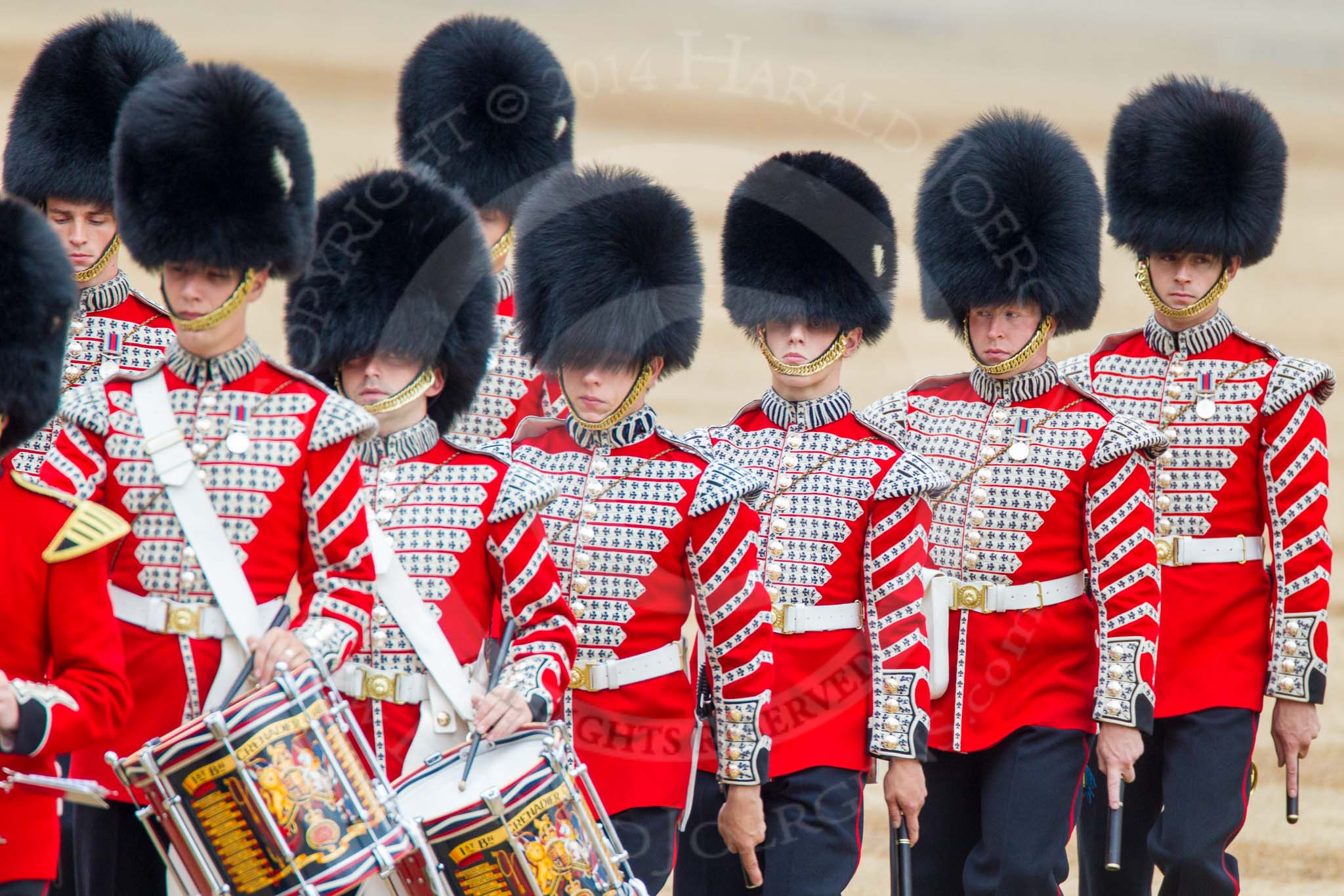 Trooping the Colour 2014.
Horse Guards Parade, Westminster,
London SW1A,

United Kingdom,
on 14 June 2014 at 10:31, image #189