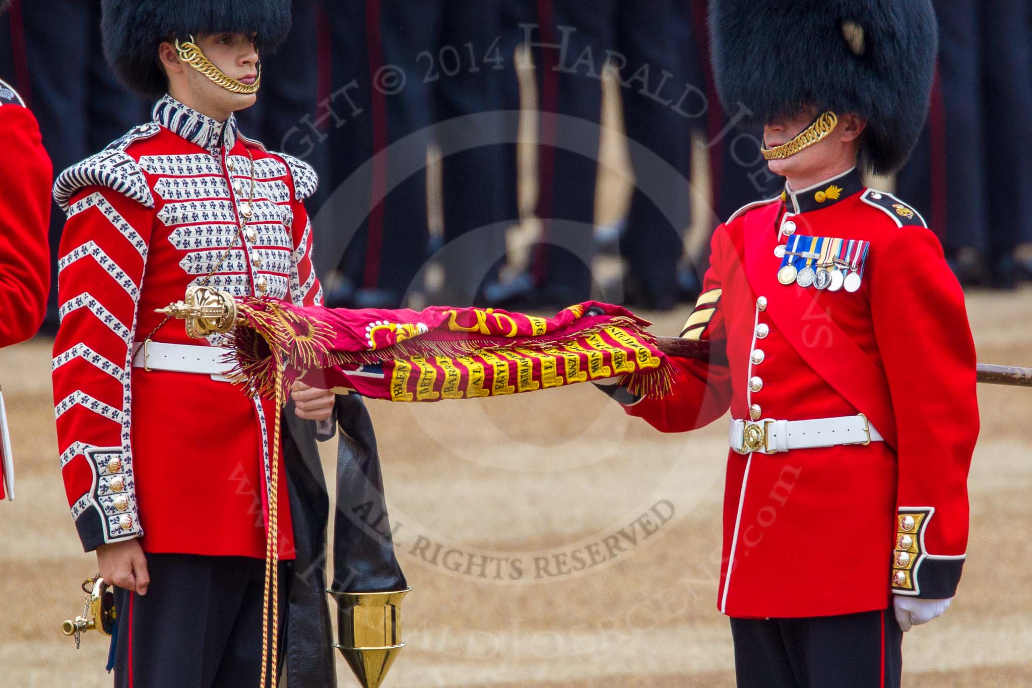 Trooping the Colour 2014.
Horse Guards Parade, Westminster,
London SW1A,

United Kingdom,
on 14 June 2014 at 10:32, image #194