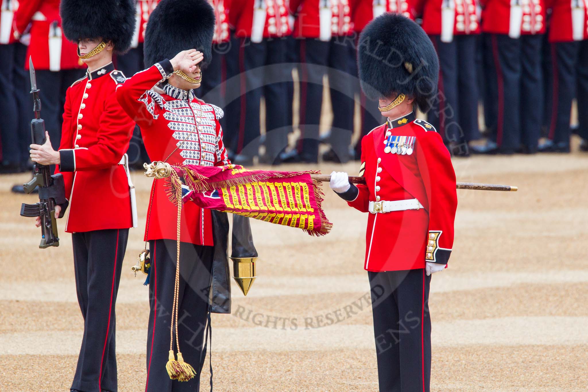 Trooping the Colour 2014.
Horse Guards Parade, Westminster,
London SW1A,

United Kingdom,
on 14 June 2014 at 10:32, image #195
