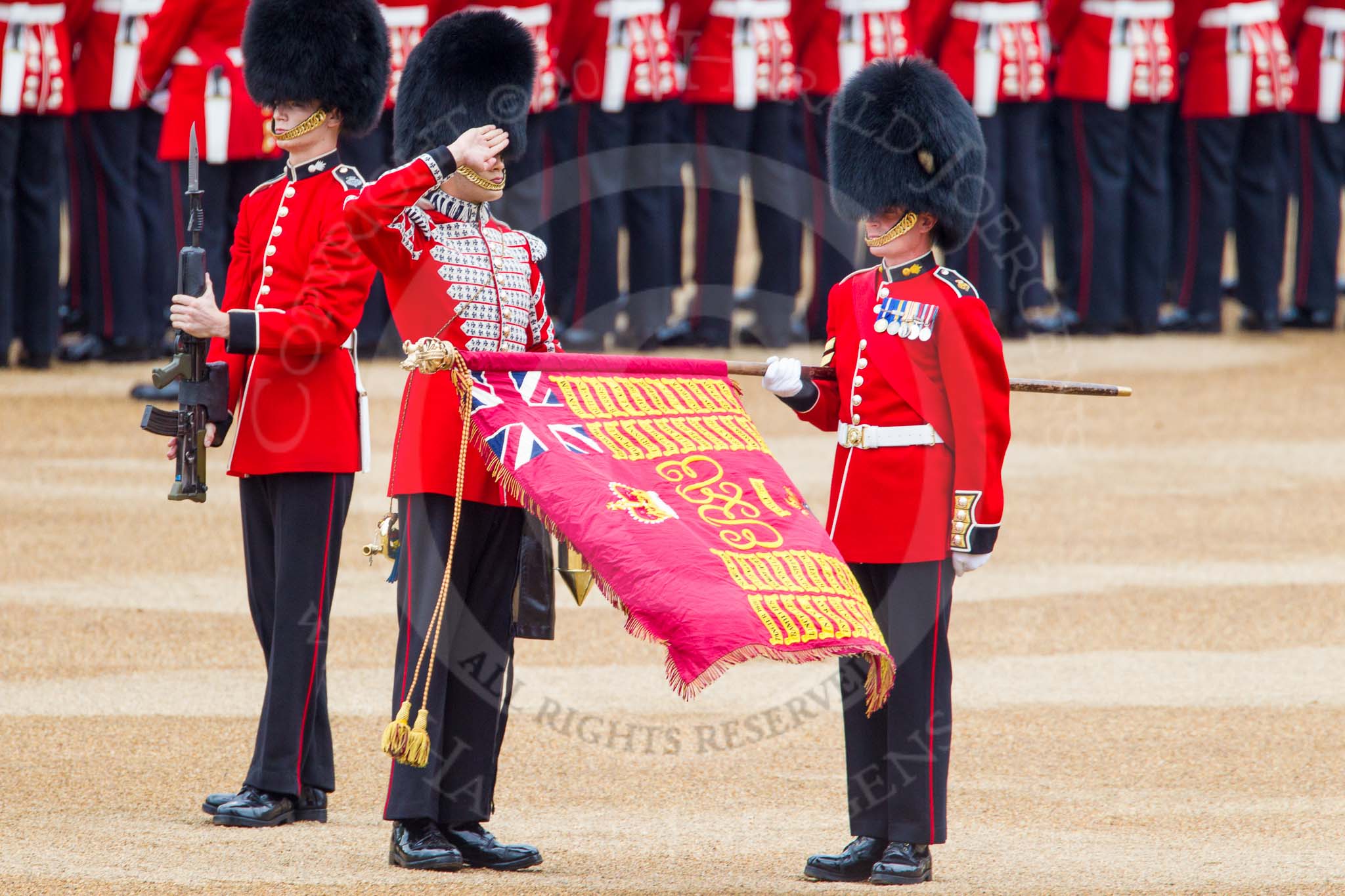 Trooping the Colour 2014.
Horse Guards Parade, Westminster,
London SW1A,

United Kingdom,
on 14 June 2014 at 10:32, image #196