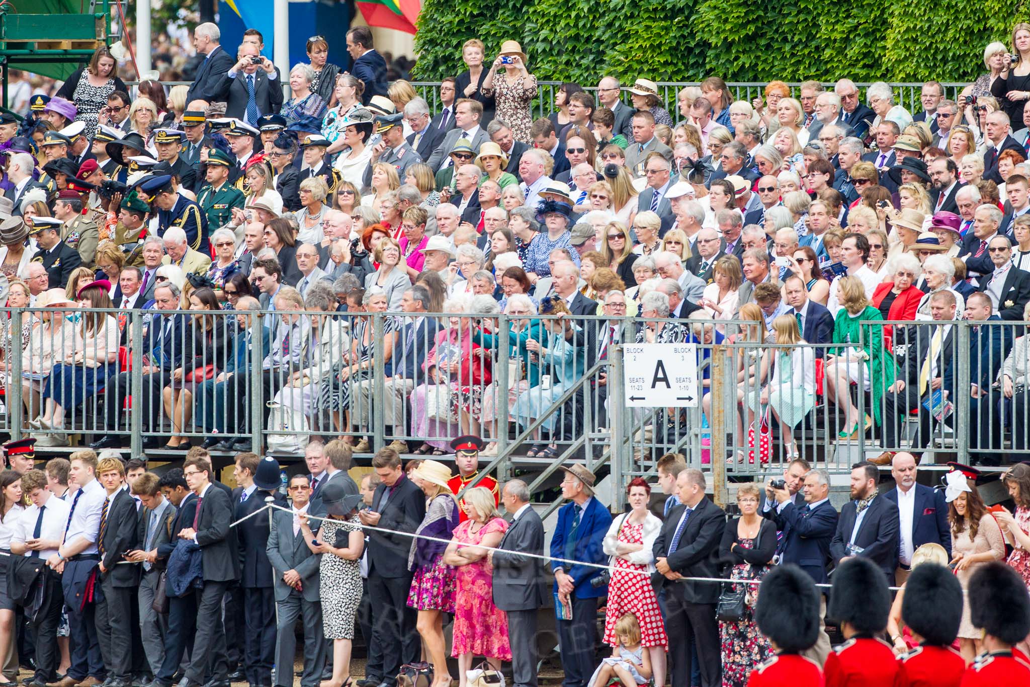 Trooping the Colour 2014.
Horse Guards Parade, Westminster,
London SW1A,

United Kingdom,
on 14 June 2014 at 10:34, image #214