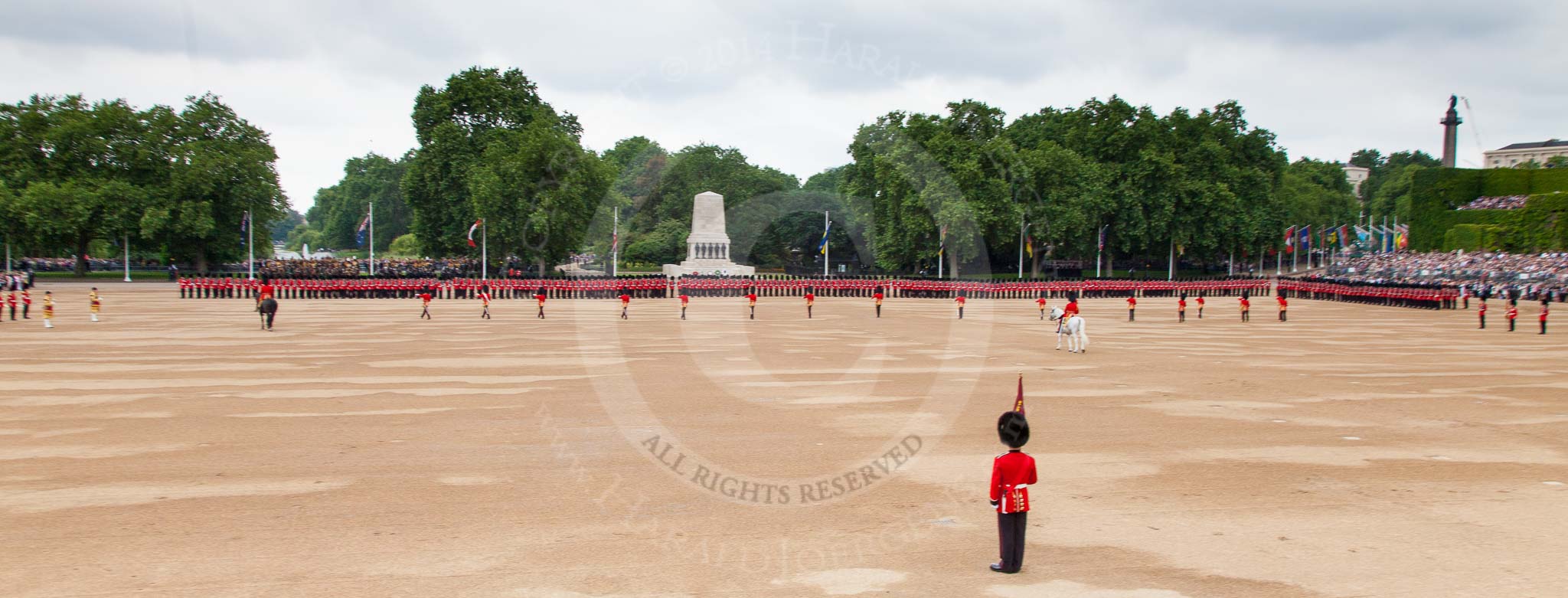 Trooping the Colour 2014.
Horse Guards Parade, Westminster,
London SW1A,

United Kingdom,
on 14 June 2014 at 10:41, image #232