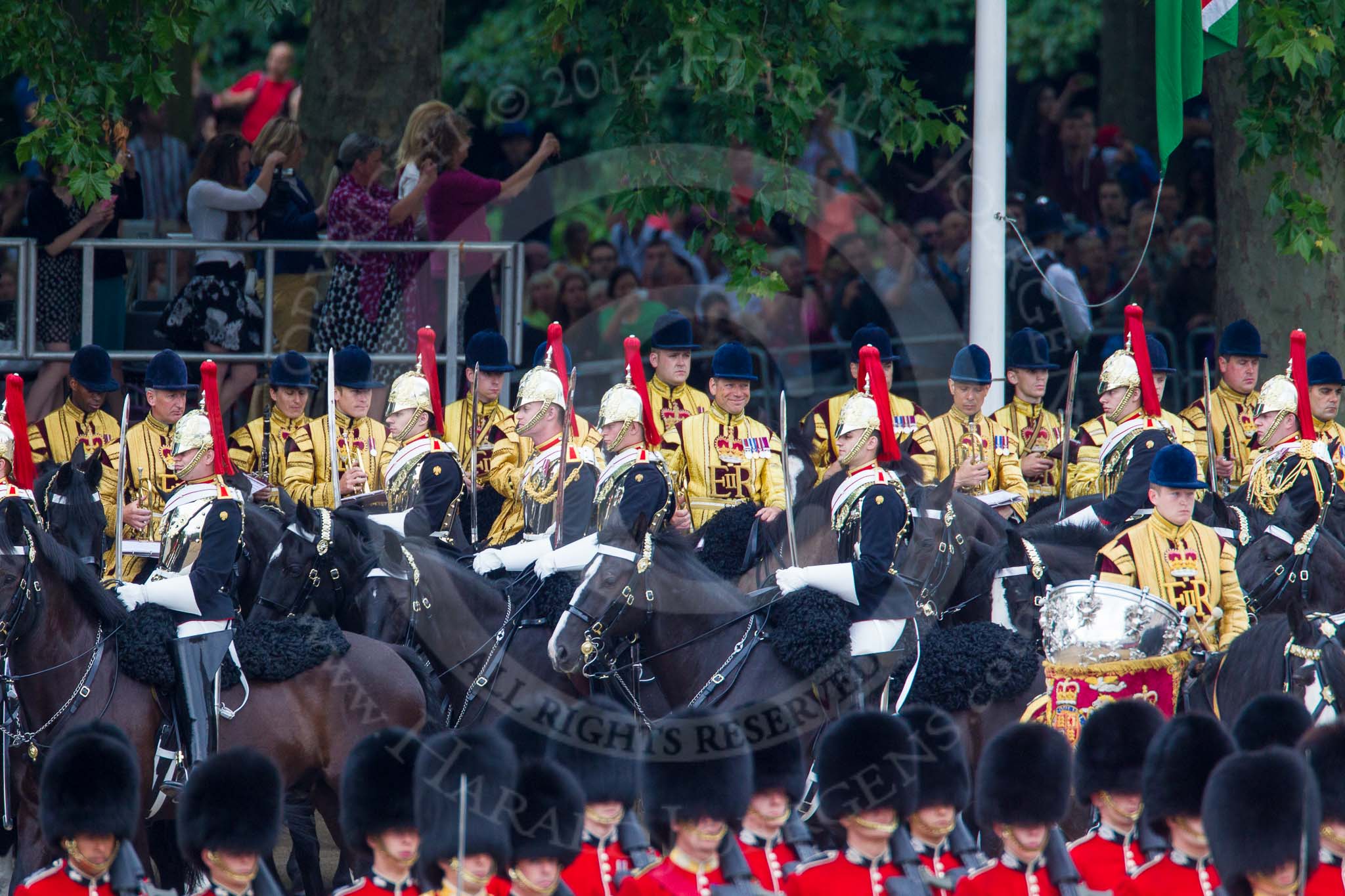 Trooping the Colour 2014.
Horse Guards Parade, Westminster,
London SW1A,

United Kingdom,
on 14 June 2014 at 10:57, image #332