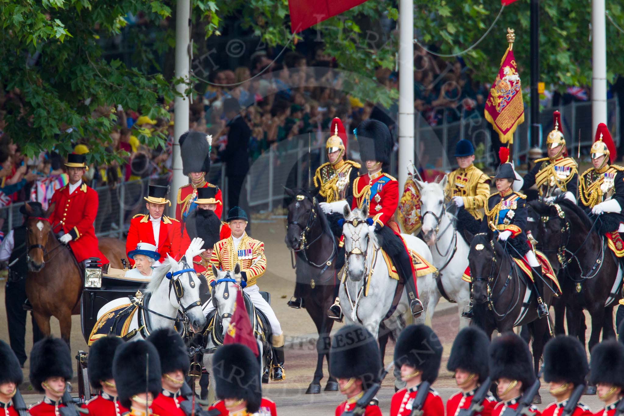 Trooping the Colour 2014.
Horse Guards Parade, Westminster,
London SW1A,

United Kingdom,
on 14 June 2014 at 10:57, image #334