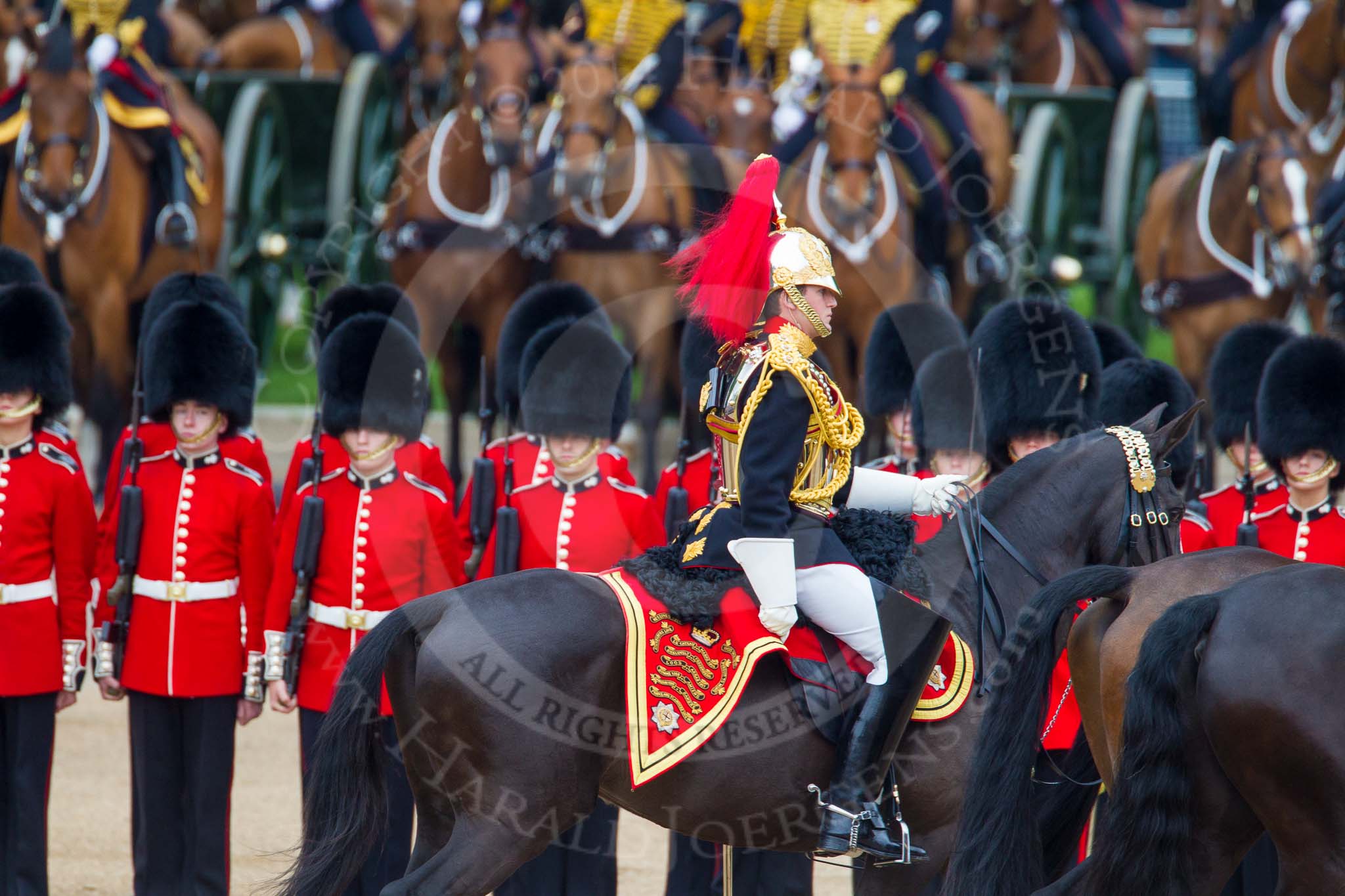 Trooping the Colour 2014.
Horse Guards Parade, Westminster,
London SW1A,

United Kingdom,
on 14 June 2014 at 11:04, image #407