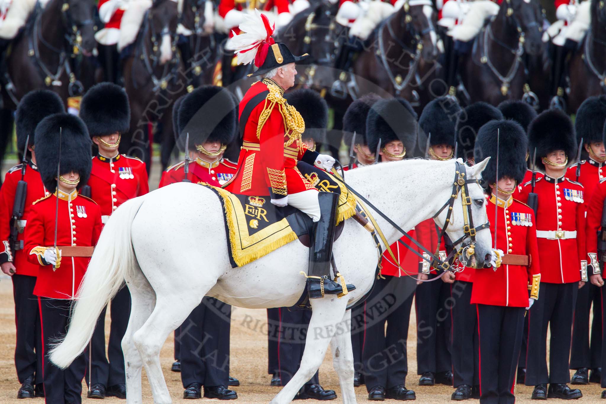 Trooping the Colour 2014.
Horse Guards Parade, Westminster,
London SW1A,

United Kingdom,
on 14 June 2014 at 11:04, image #411