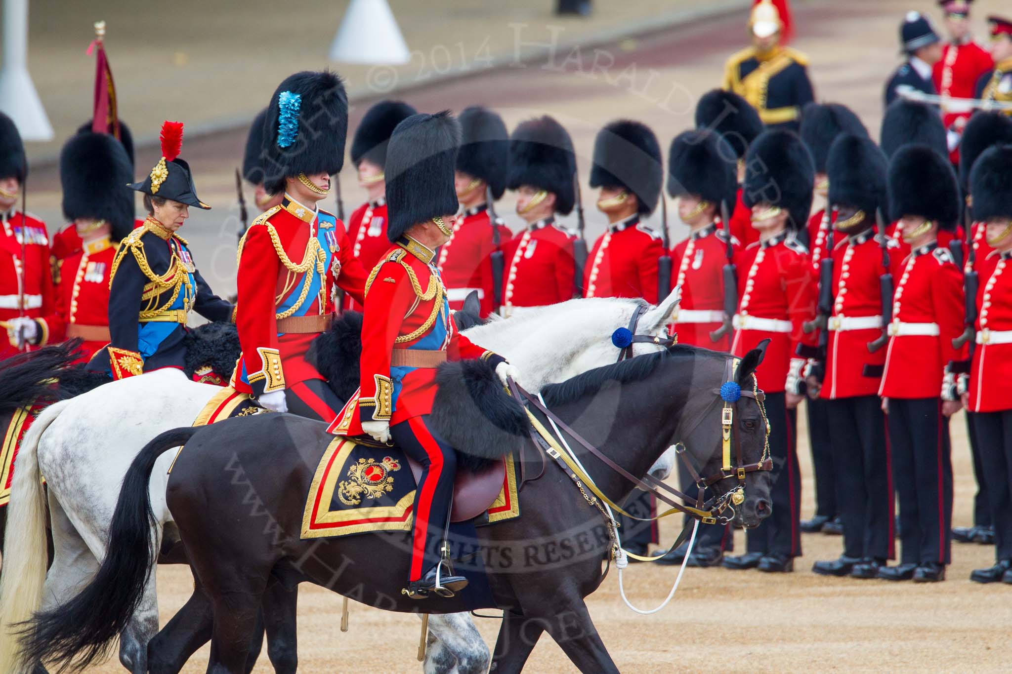 Trooping the Colour 2014.
Horse Guards Parade, Westminster,
London SW1A,

United Kingdom,
on 14 June 2014 at 11:04, image #415
