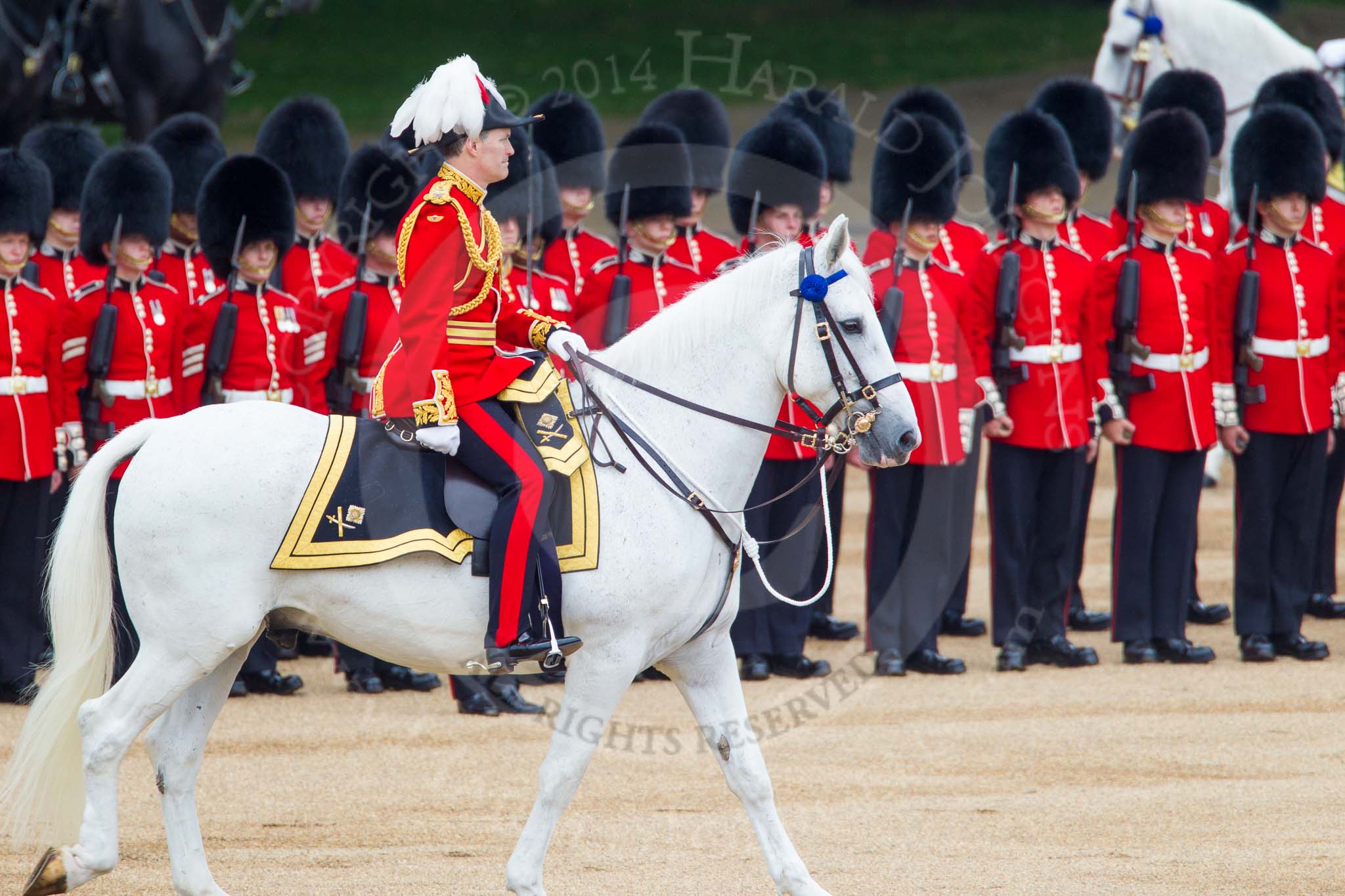 Trooping the Colour 2014.
Horse Guards Parade, Westminster,
London SW1A,

United Kingdom,
on 14 June 2014 at 11:05, image #421