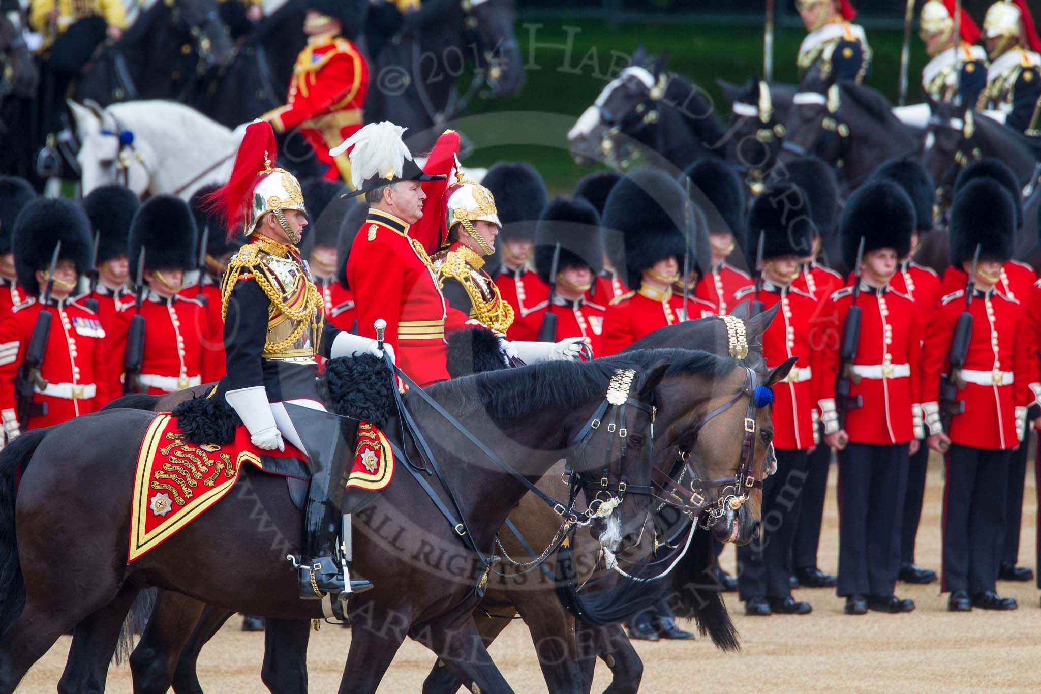 Trooping the Colour 2014.
Horse Guards Parade, Westminster,
London SW1A,

United Kingdom,
on 14 June 2014 at 11:05, image #422