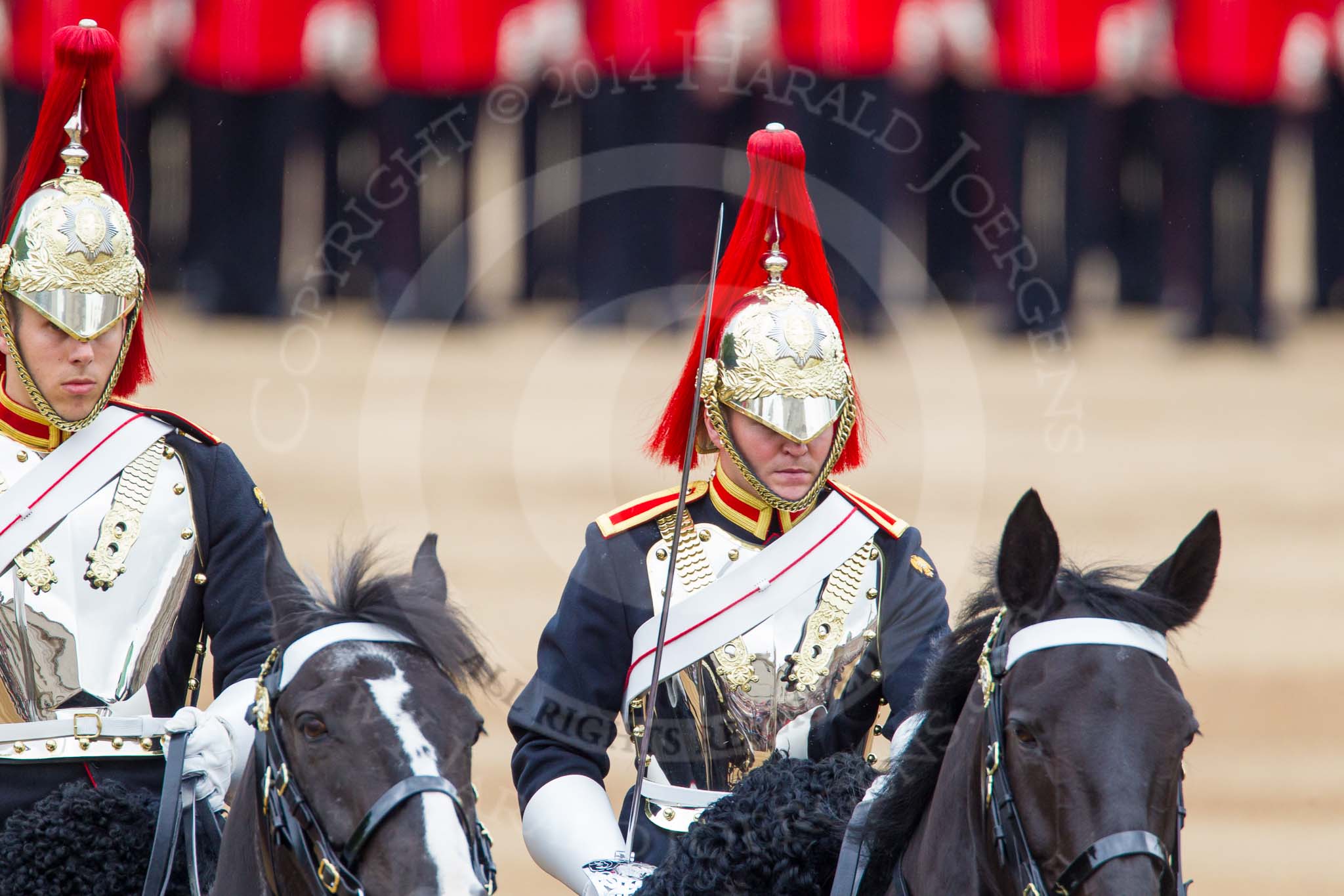 Trooping the Colour 2014.
Horse Guards Parade, Westminster,
London SW1A,

United Kingdom,
on 14 June 2014 at 11:07, image #429