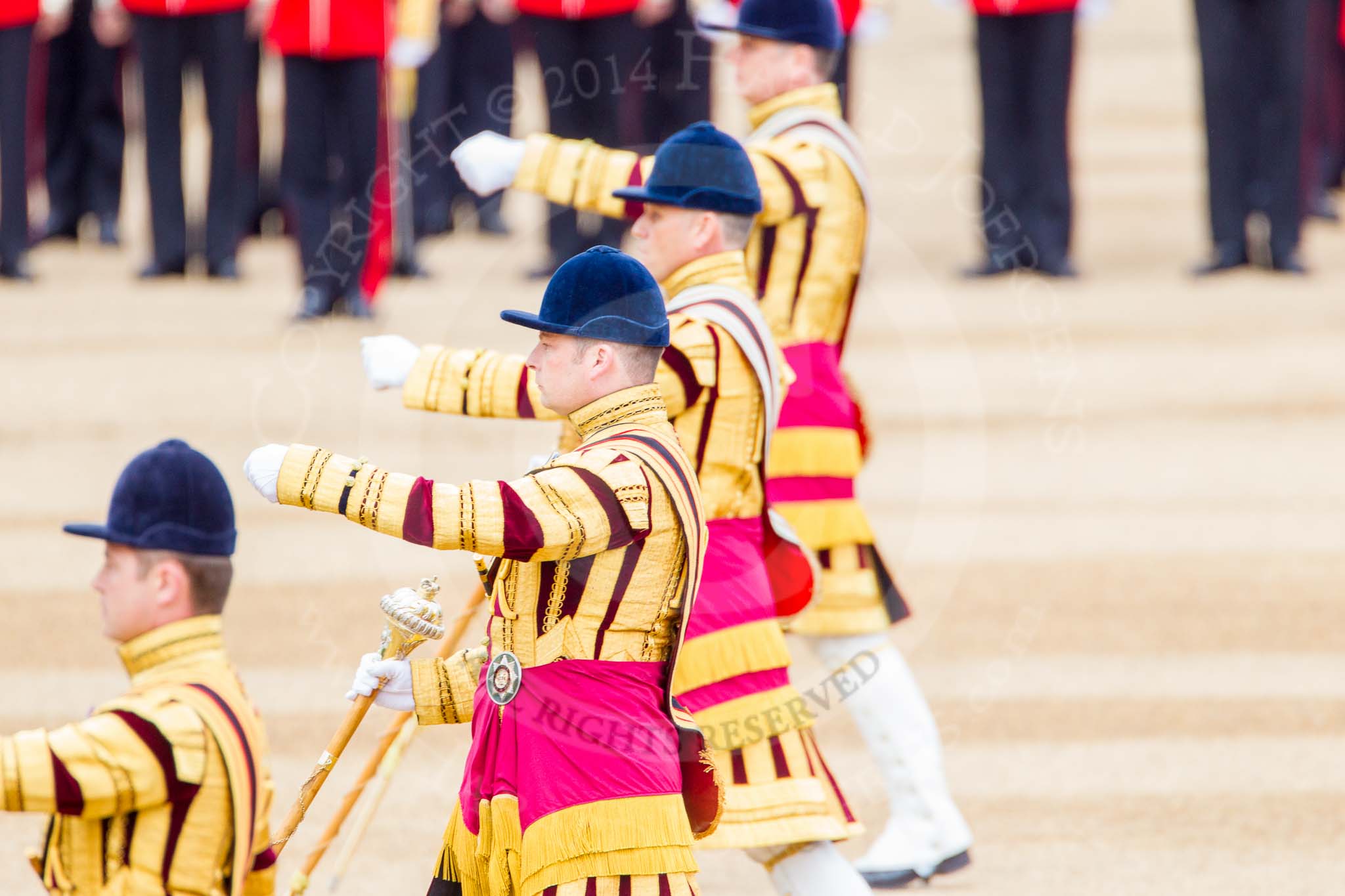 Trooping the Colour 2014.
Horse Guards Parade, Westminster,
London SW1A,

United Kingdom,
on 14 June 2014 at 11:14, image #470