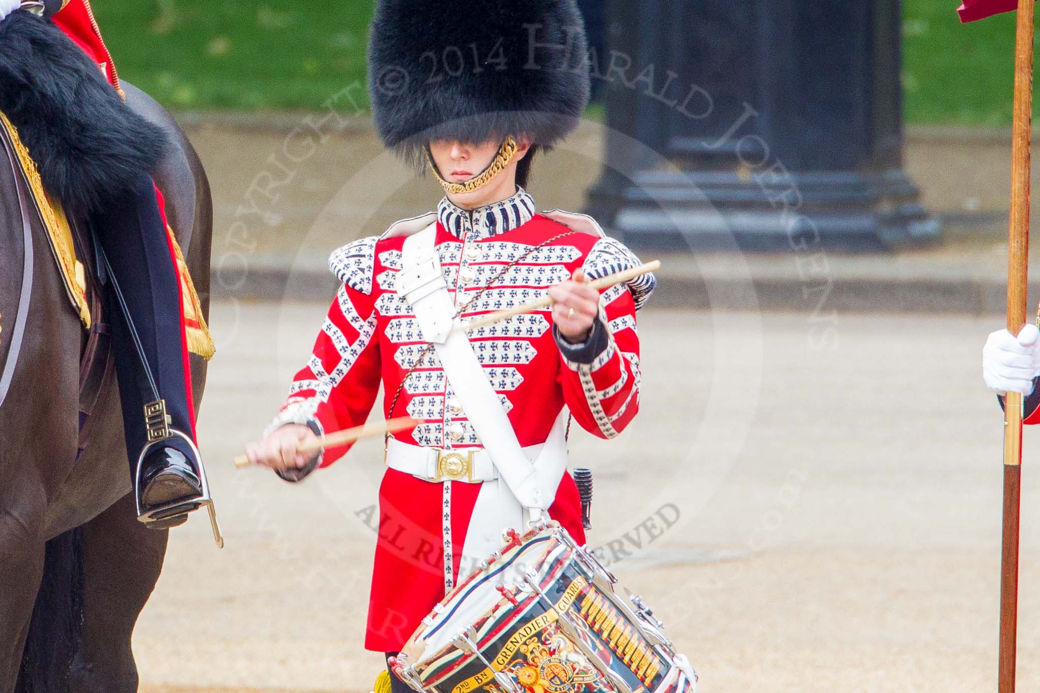 Trooping the Colour 2014.
Horse Guards Parade, Westminster,
London SW1A,

United Kingdom,
on 14 June 2014 at 11:16, image #495