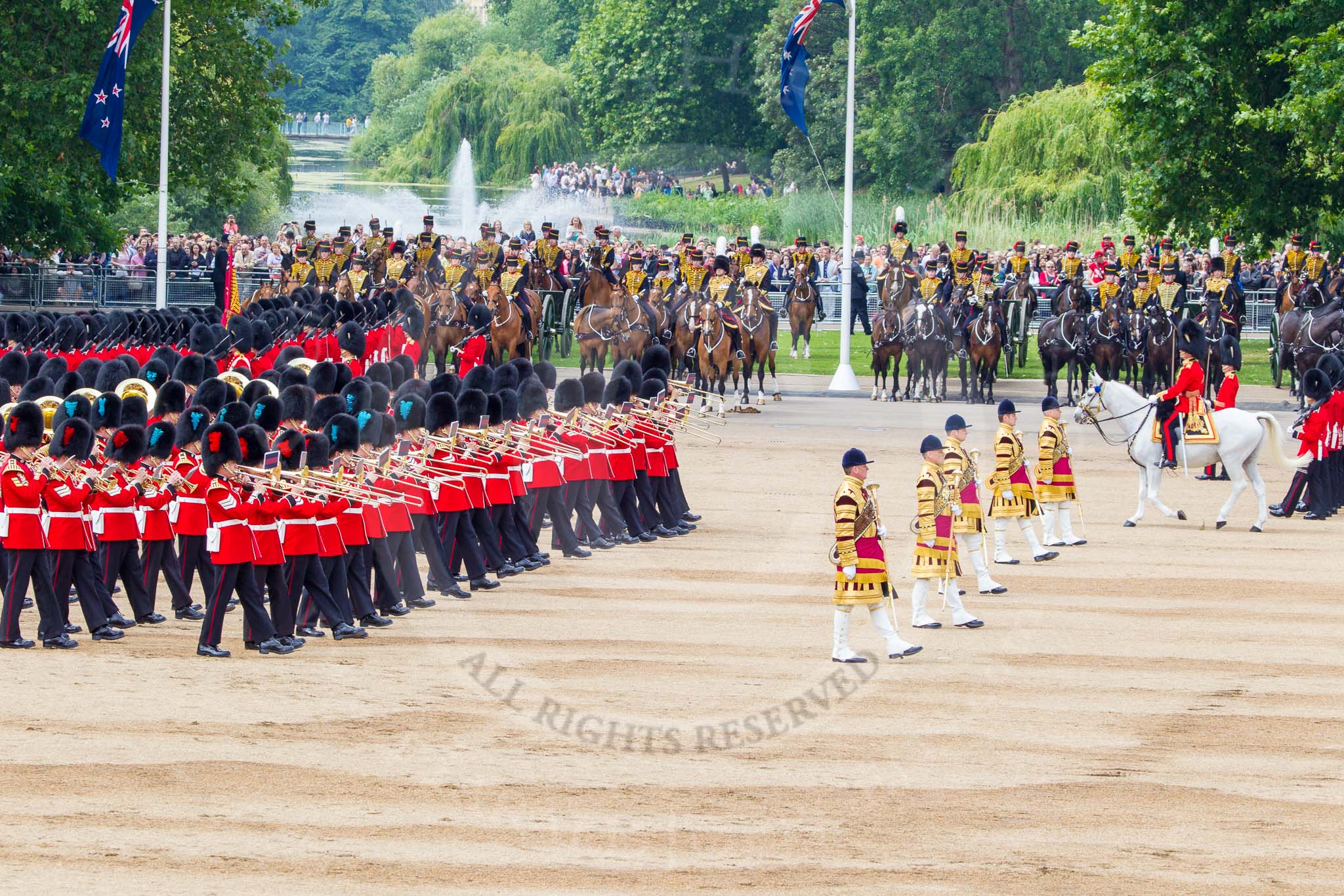 Trooping the Colour 2014.
Horse Guards Parade, Westminster,
London SW1A,

United Kingdom,
on 14 June 2014 at 11:33, image #588
