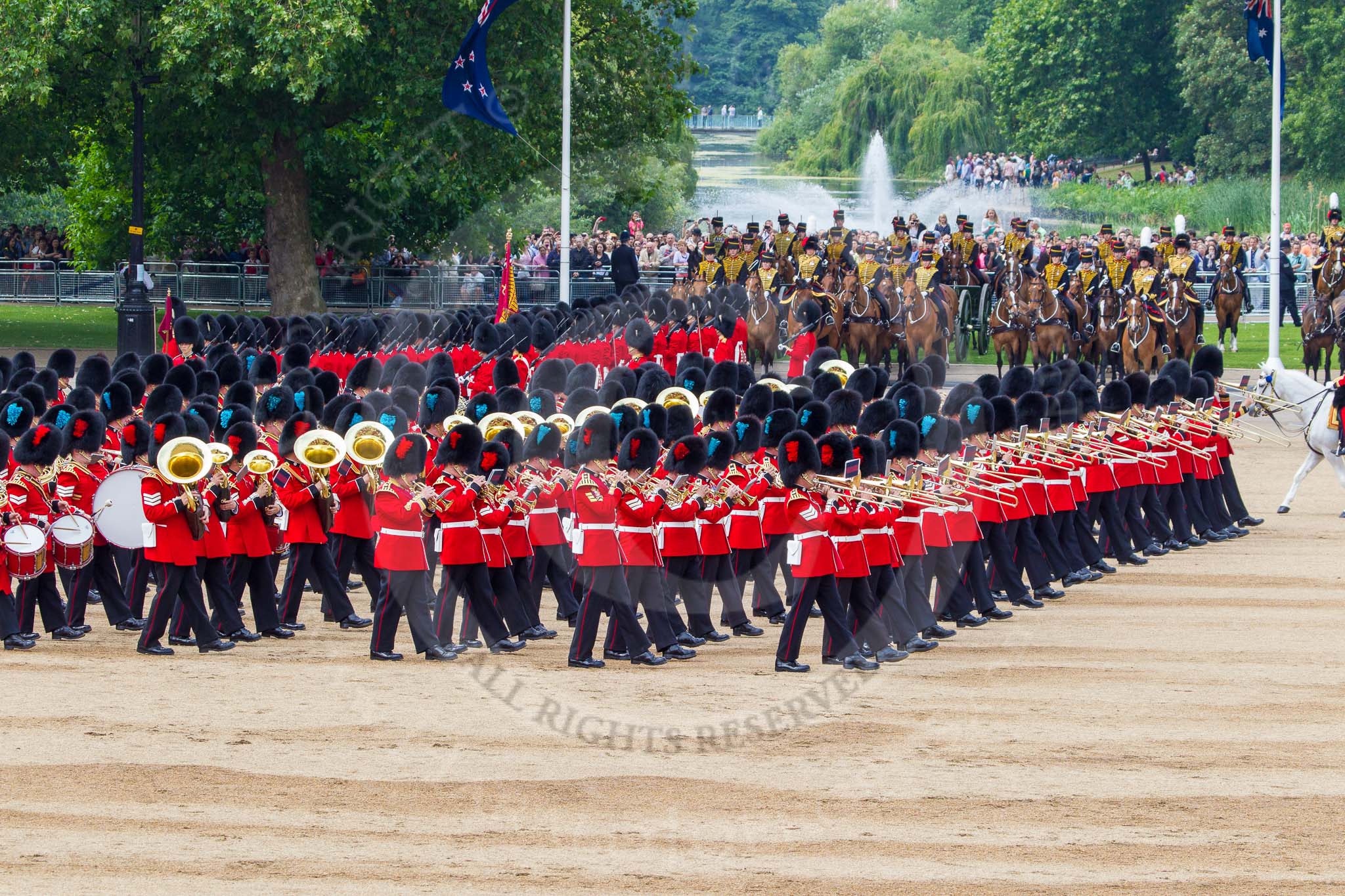 Trooping the Colour 2014.
Horse Guards Parade, Westminster,
London SW1A,

United Kingdom,
on 14 June 2014 at 11:33, image #589