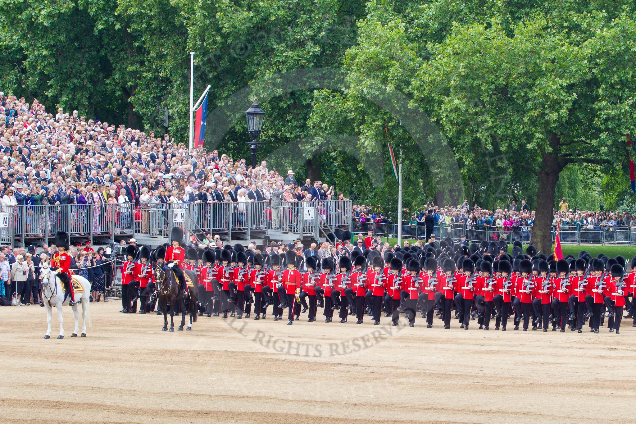 Trooping the Colour 2014.
Horse Guards Parade, Westminster,
London SW1A,

United Kingdom,
on 14 June 2014 at 11:34, image #599