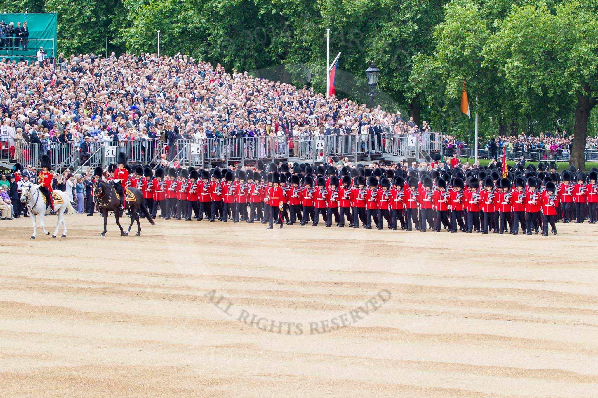 Trooping the Colour 2014.
Horse Guards Parade, Westminster,
London SW1A,

United Kingdom,
on 14 June 2014 at 11:35, image #601