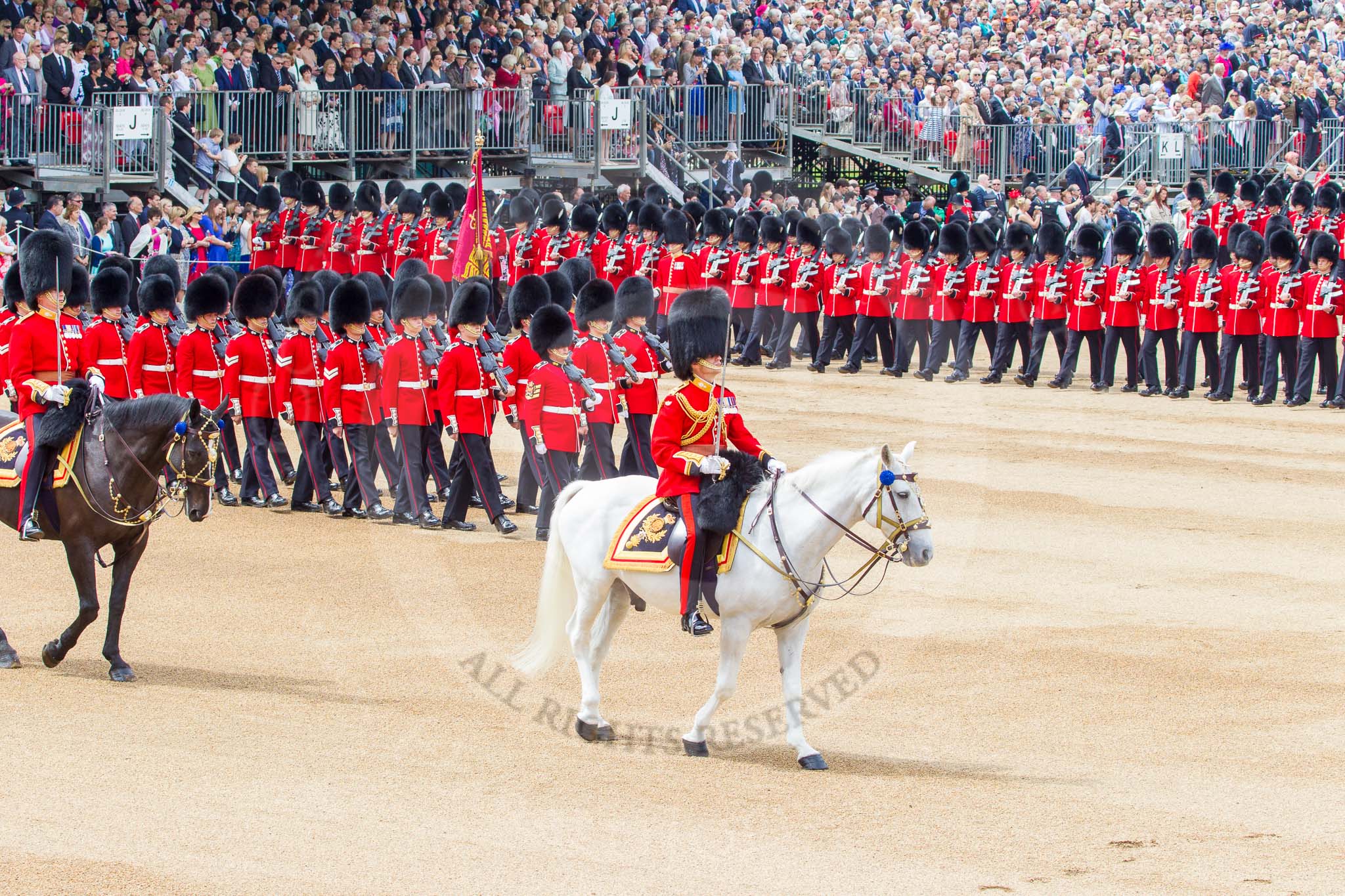 Trooping the Colour 2014.
Horse Guards Parade, Westminster,
London SW1A,

United Kingdom,
on 14 June 2014 at 11:35, image #611