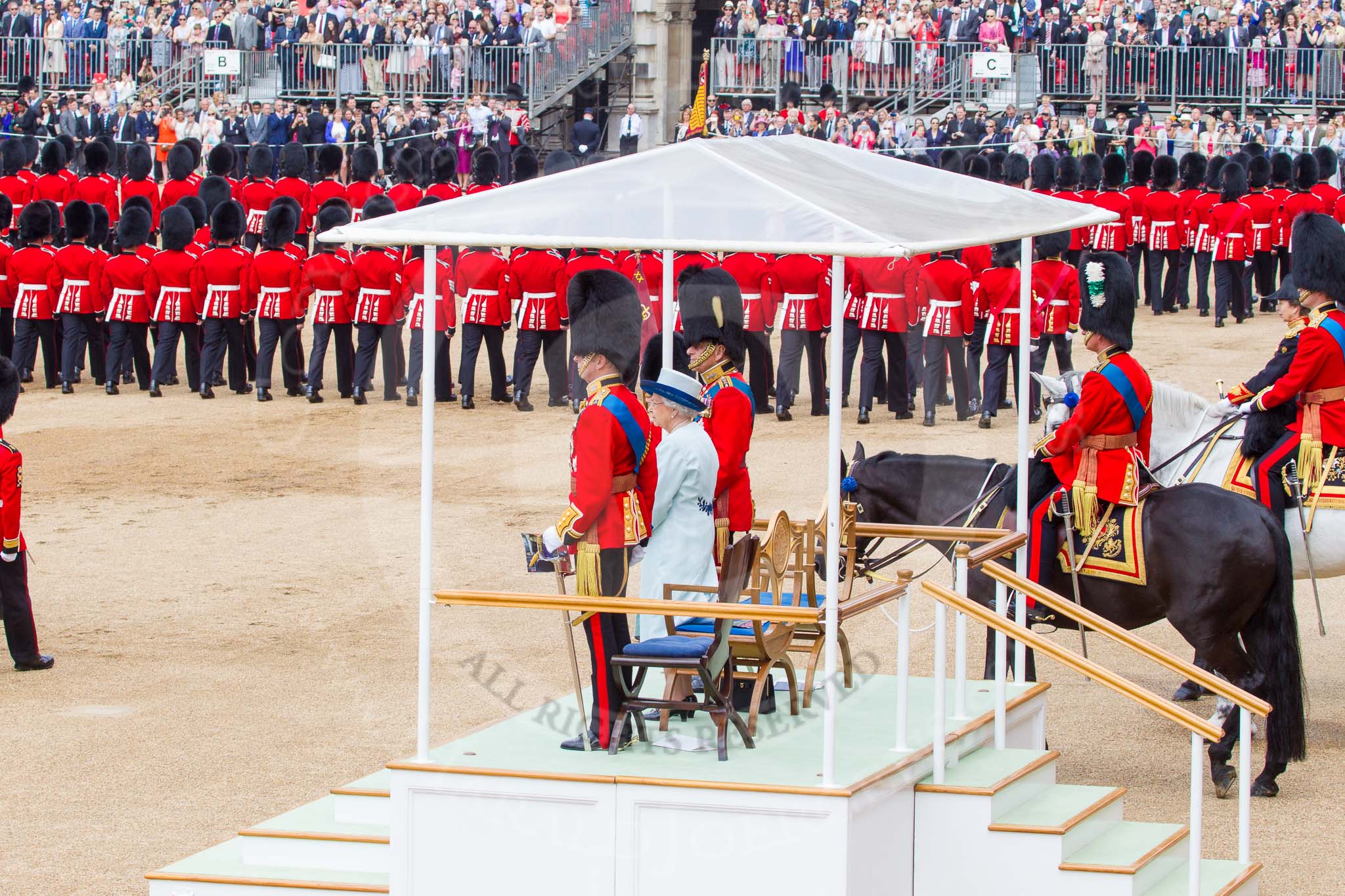 Trooping the Colour 2014.
Horse Guards Parade, Westminster,
London SW1A,

United Kingdom,
on 14 June 2014 at 11:39, image #644