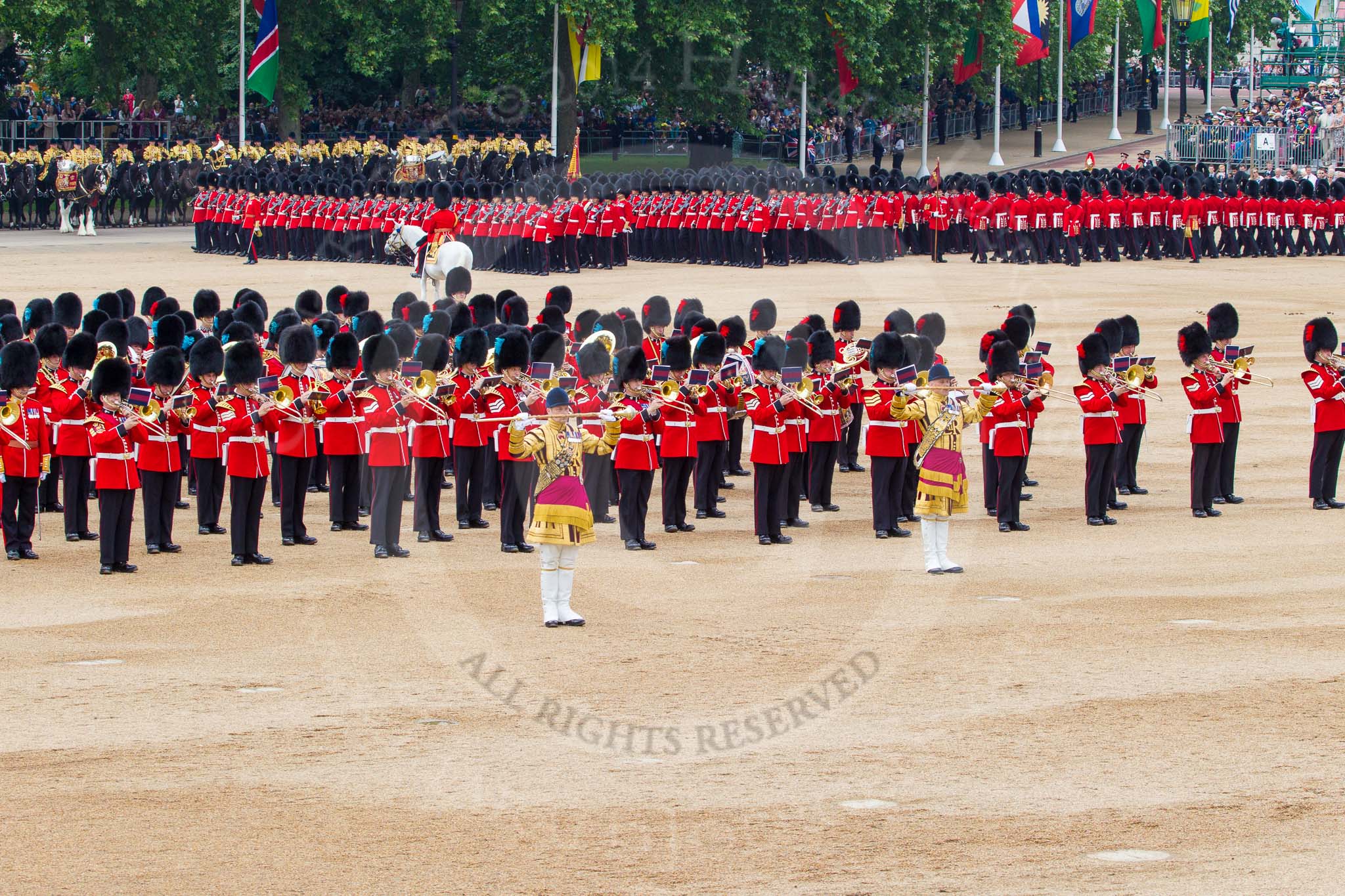 Trooping the Colour 2014.
Horse Guards Parade, Westminster,
London SW1A,

United Kingdom,
on 14 June 2014 at 11:43, image #668