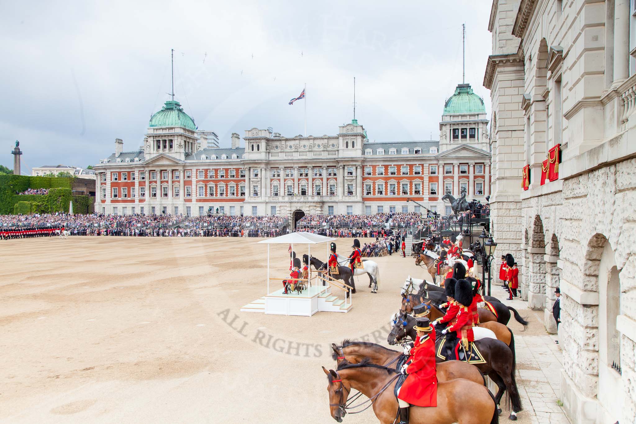 Trooping the Colour 2014.
Horse Guards Parade, Westminster,
London SW1A,

United Kingdom,
on 14 June 2014 at 11:43, image #672