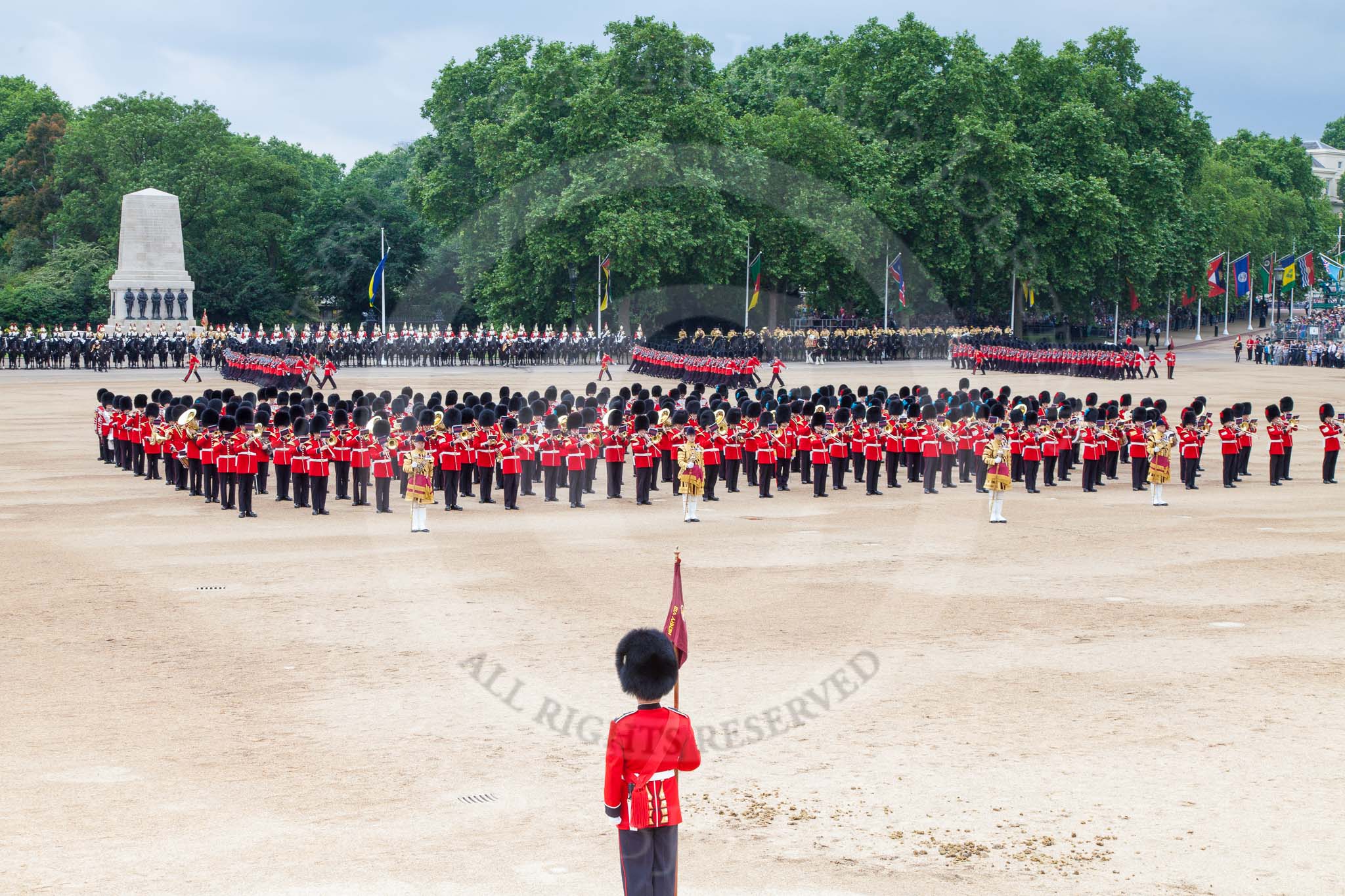 Trooping the Colour 2014.
Horse Guards Parade, Westminster,
London SW1A,

United Kingdom,
on 14 June 2014 at 11:44, image #674