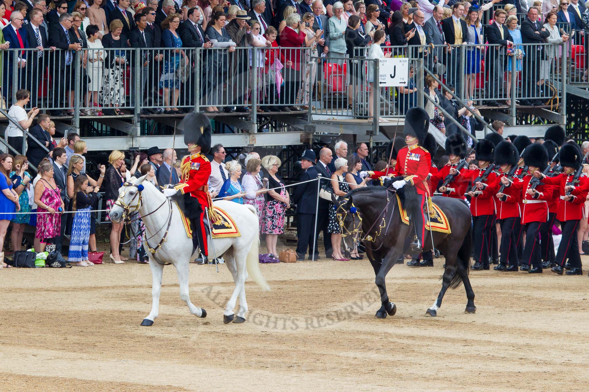Trooping the Colour 2014.
Horse Guards Parade, Westminster,
London SW1A,

United Kingdom,
on 14 June 2014 at 11:45, image #679