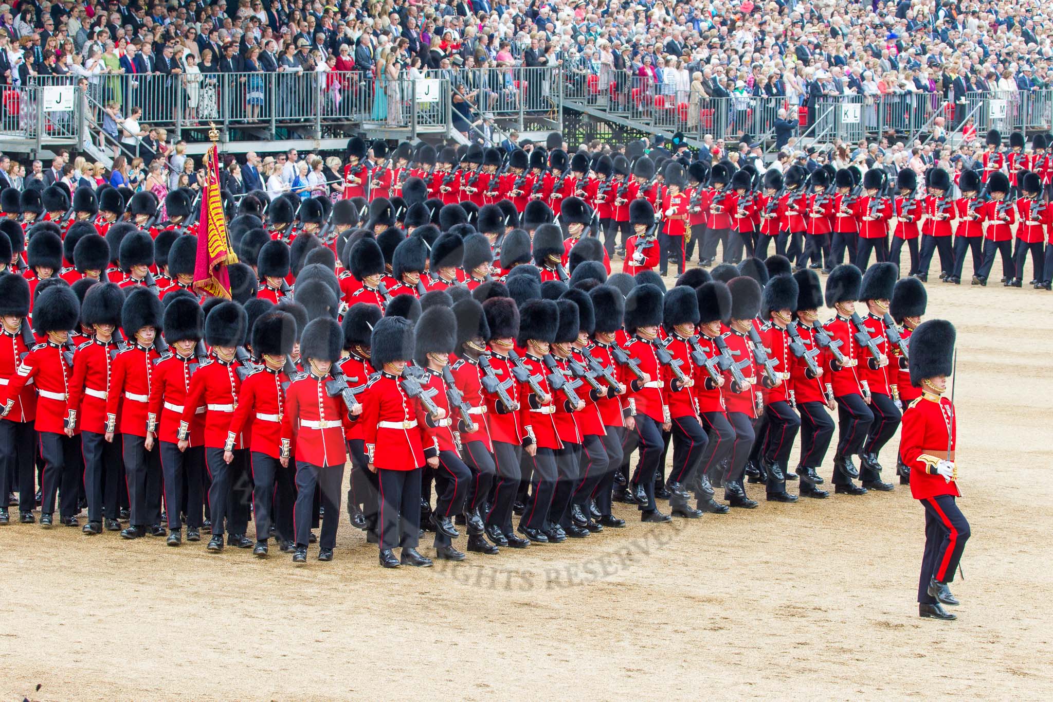 Trooping the Colour 2014.
Horse Guards Parade, Westminster,
London SW1A,

United Kingdom,
on 14 June 2014 at 11:46, image #684