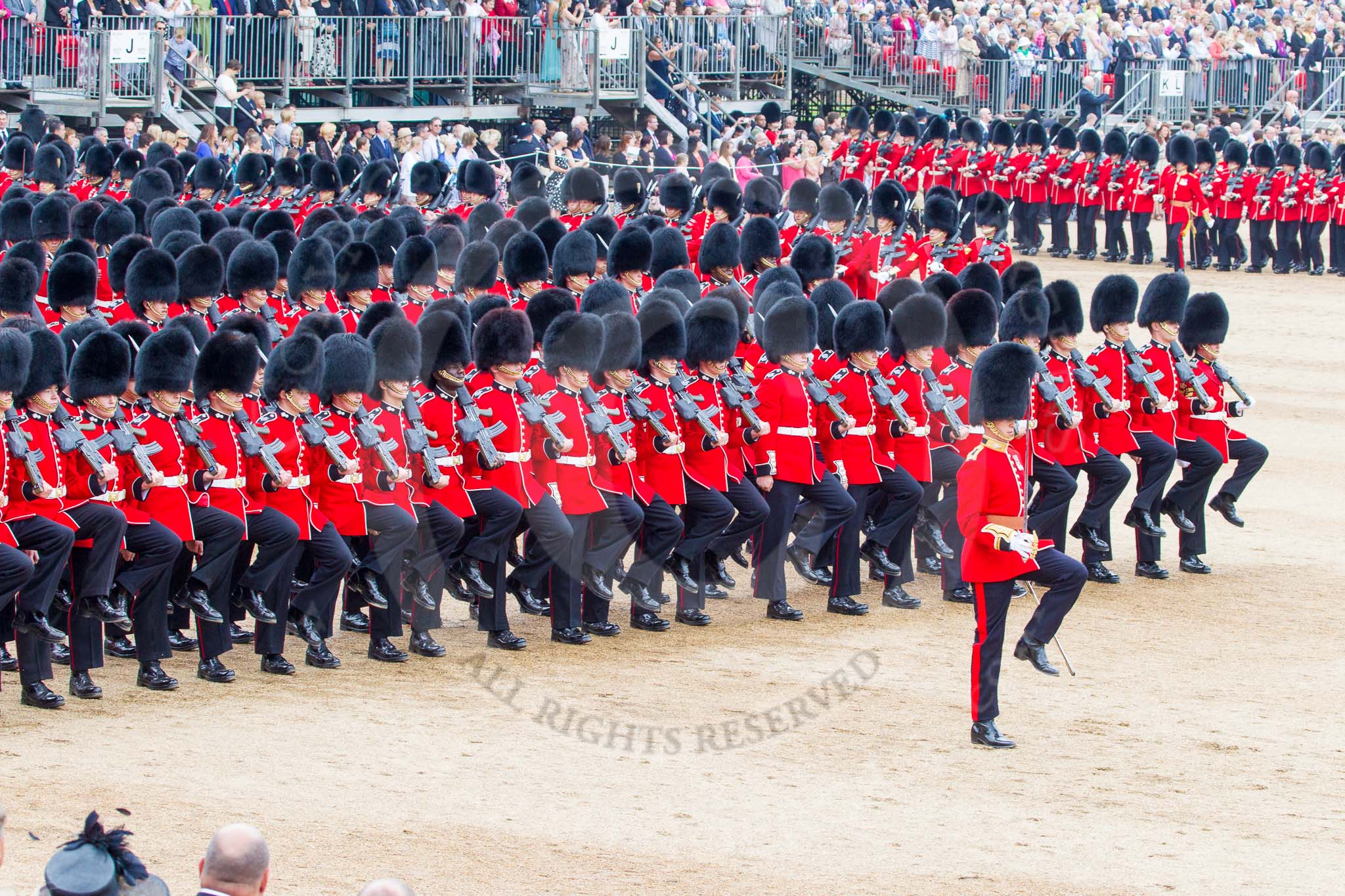 Trooping the Colour 2014.
Horse Guards Parade, Westminster,
London SW1A,

United Kingdom,
on 14 June 2014 at 11:46, image #685
