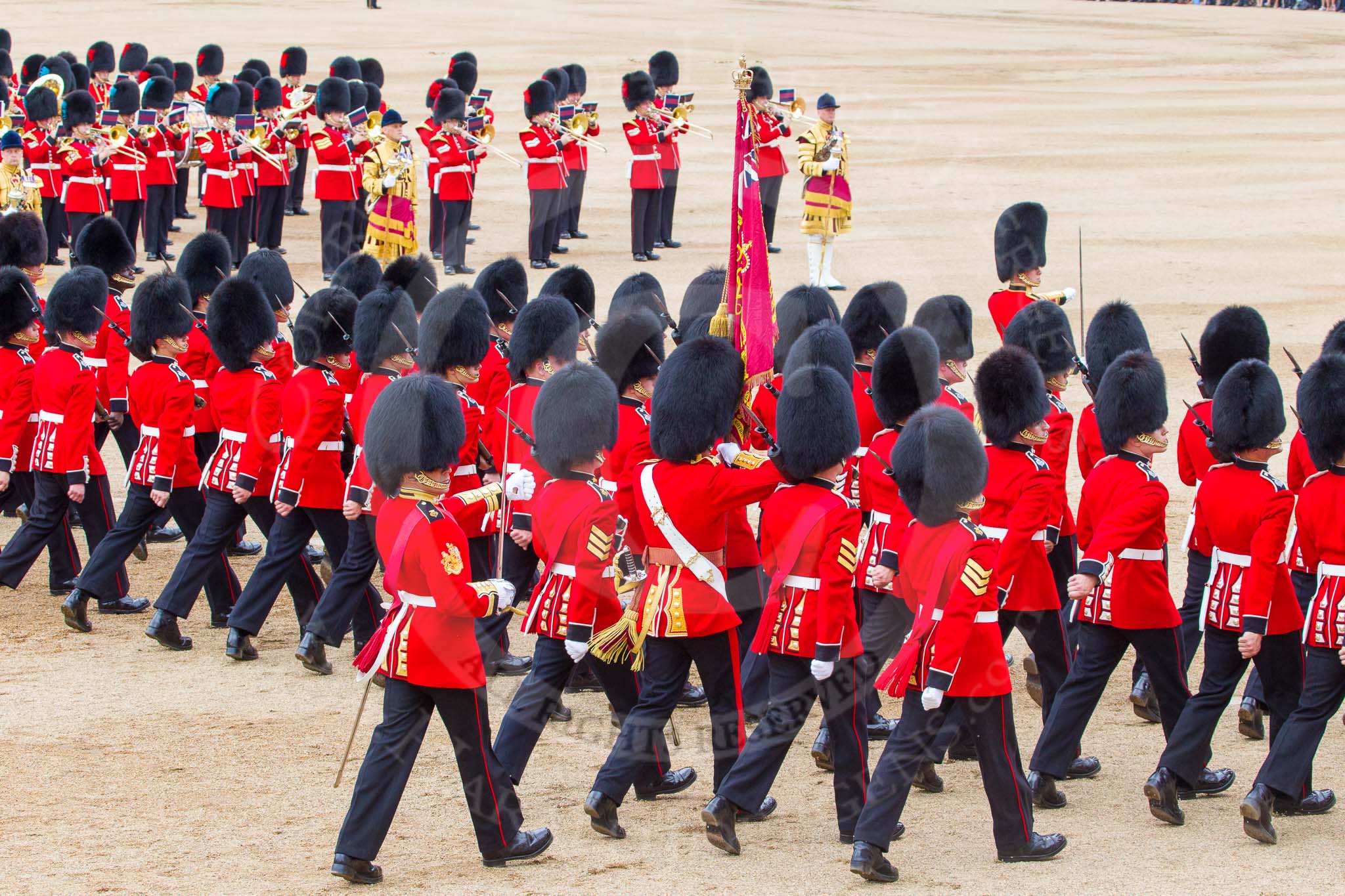 Trooping the Colour 2014.
Horse Guards Parade, Westminster,
London SW1A,

United Kingdom,
on 14 June 2014 at 11:47, image #689