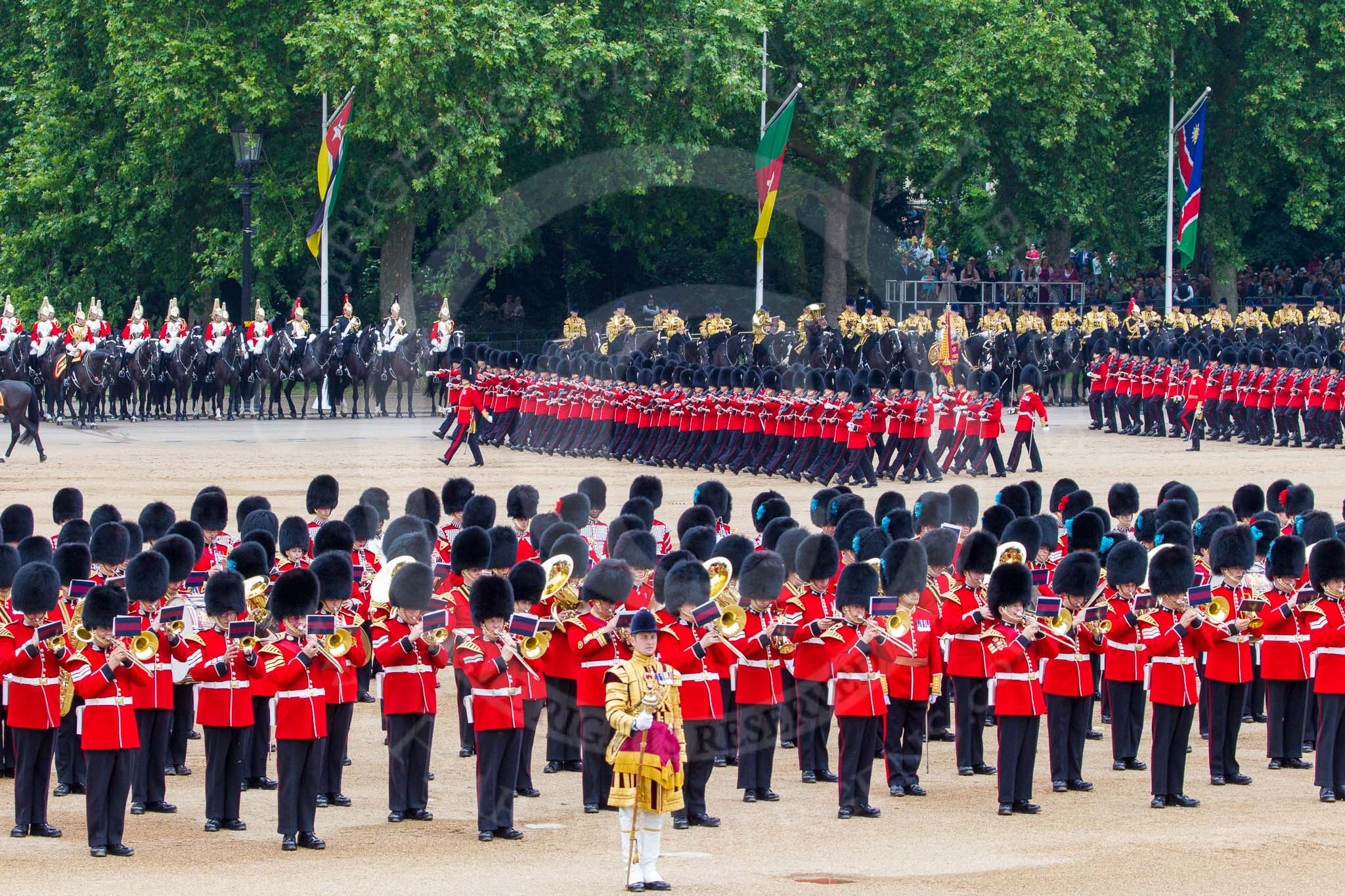 Trooping the Colour 2014.
Horse Guards Parade, Westminster,
London SW1A,

United Kingdom,
on 14 June 2014 at 11:50, image #702