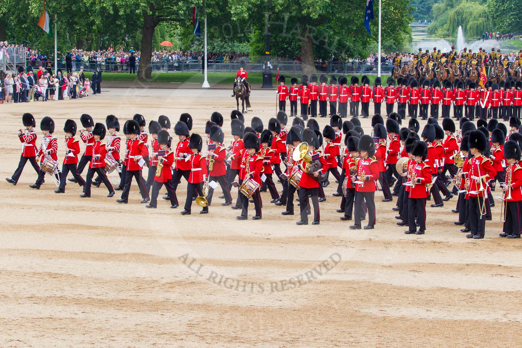 Trooping the Colour 2014.
Horse Guards Parade, Westminster,
London SW1A,

United Kingdom,
on 14 June 2014 at 11:53, image #714