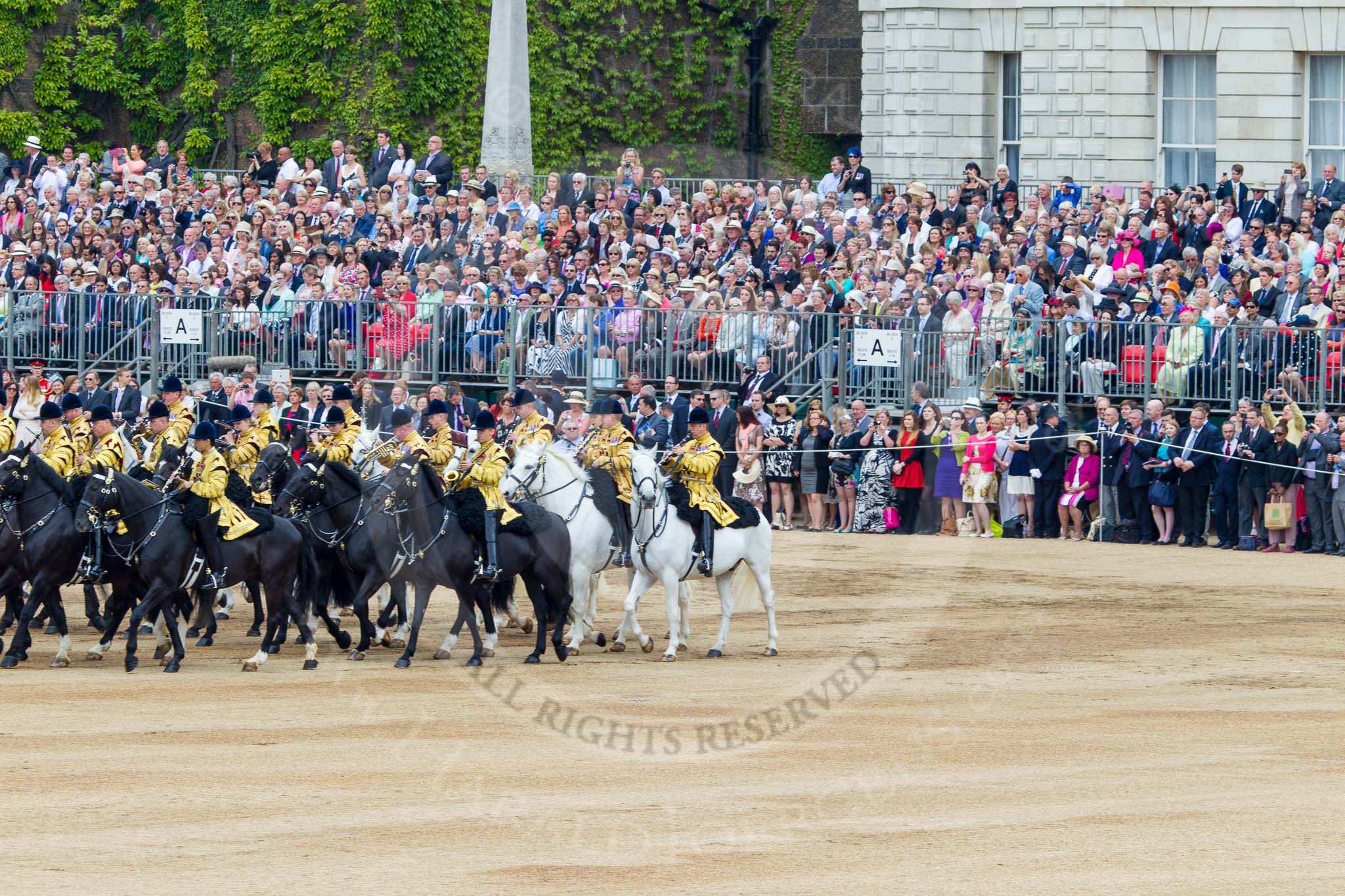 Trooping the Colour 2014.
Horse Guards Parade, Westminster,
London SW1A,

United Kingdom,
on 14 June 2014 at 11:54, image #730