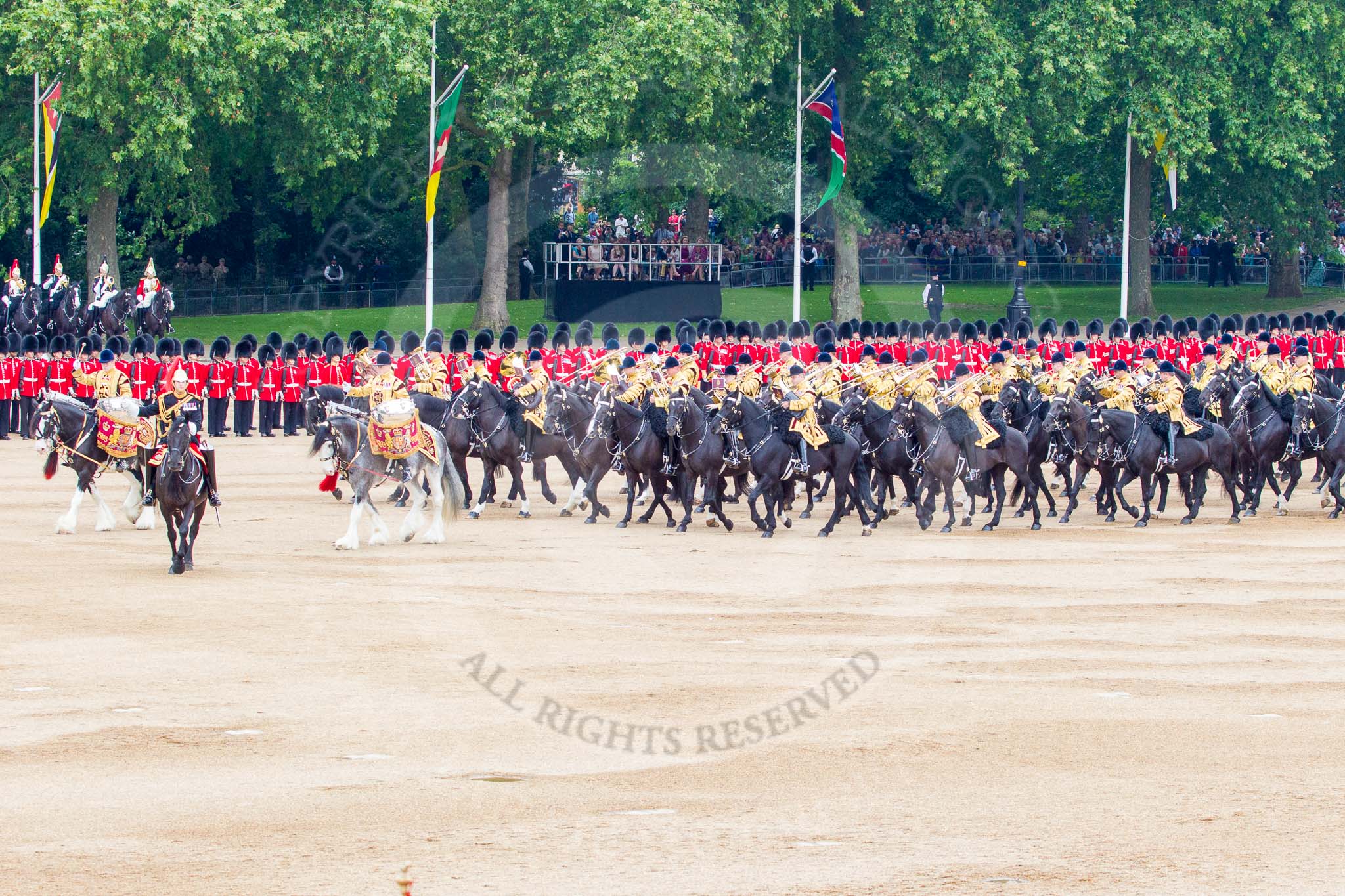 Trooping the Colour 2014.
Horse Guards Parade, Westminster,
London SW1A,

United Kingdom,
on 14 June 2014 at 11:54, image #733