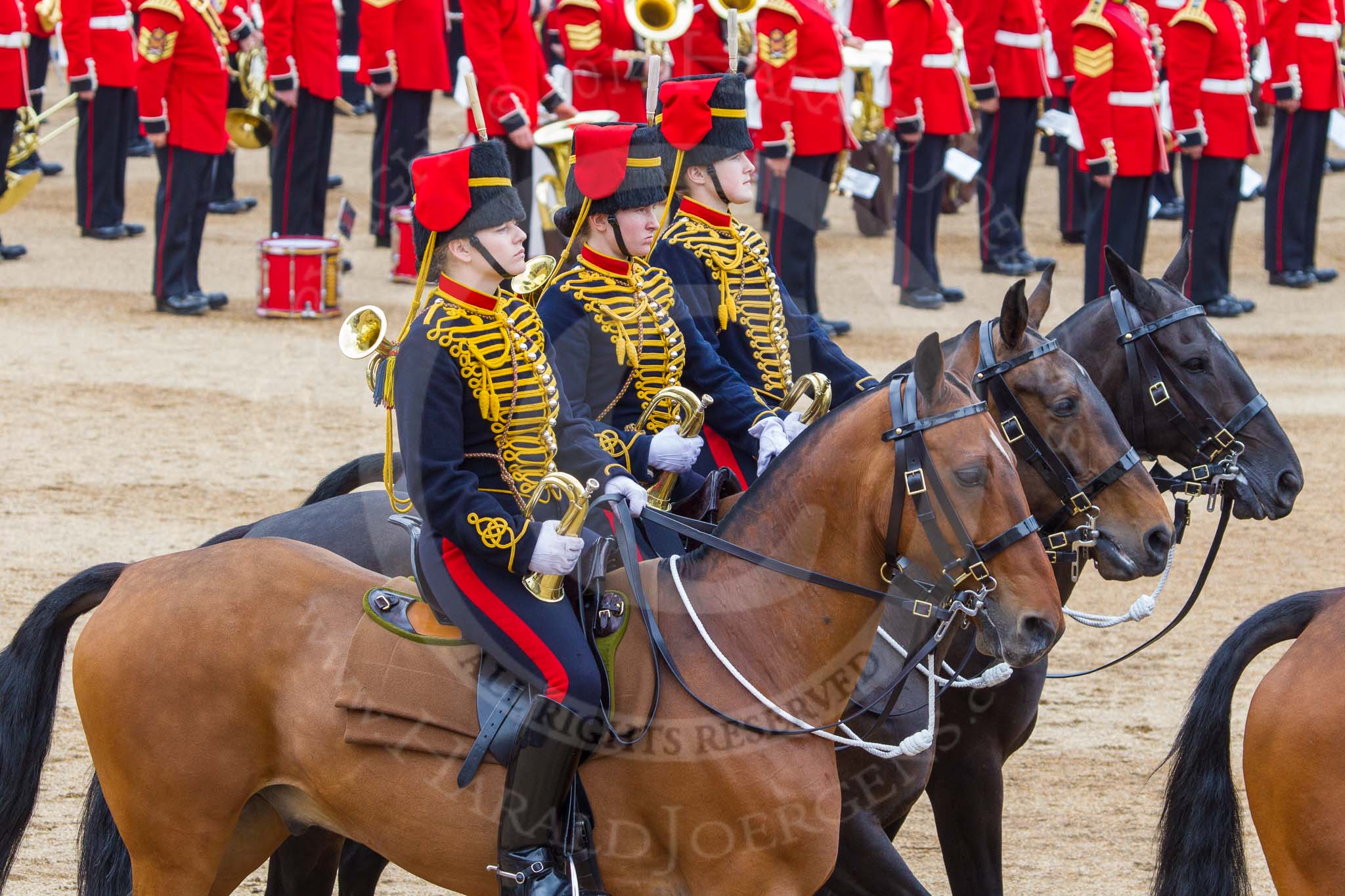 Trooping the Colour 2014.
Horse Guards Parade, Westminster,
London SW1A,

United Kingdom,
on 14 June 2014 at 11:55, image #752