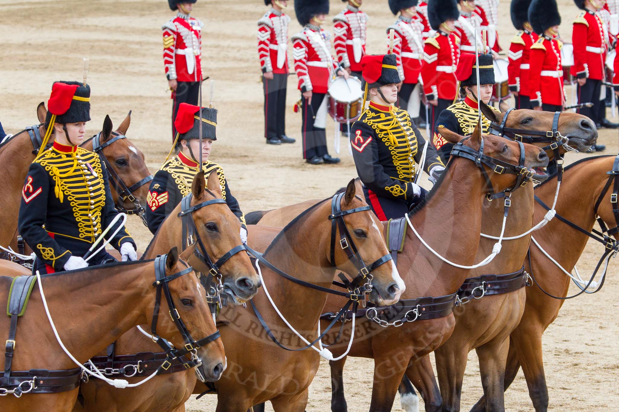 Trooping the Colour 2014.
Horse Guards Parade, Westminster,
London SW1A,

United Kingdom,
on 14 June 2014 at 11:55, image #753
