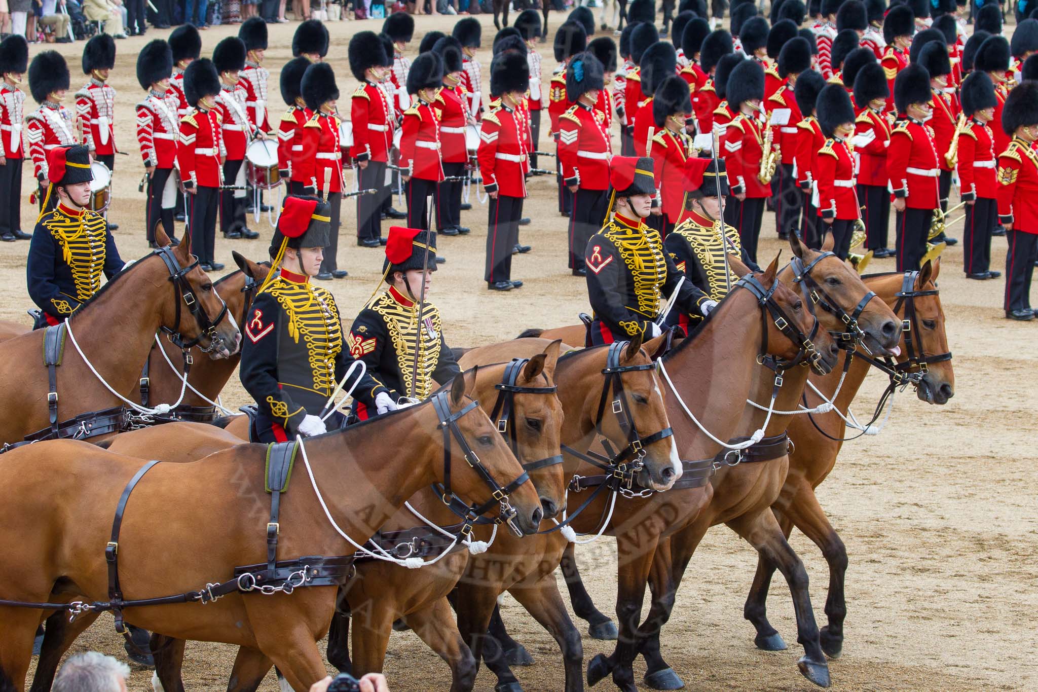 Trooping the Colour 2014.
Horse Guards Parade, Westminster,
London SW1A,

United Kingdom,
on 14 June 2014 at 11:56, image #754
