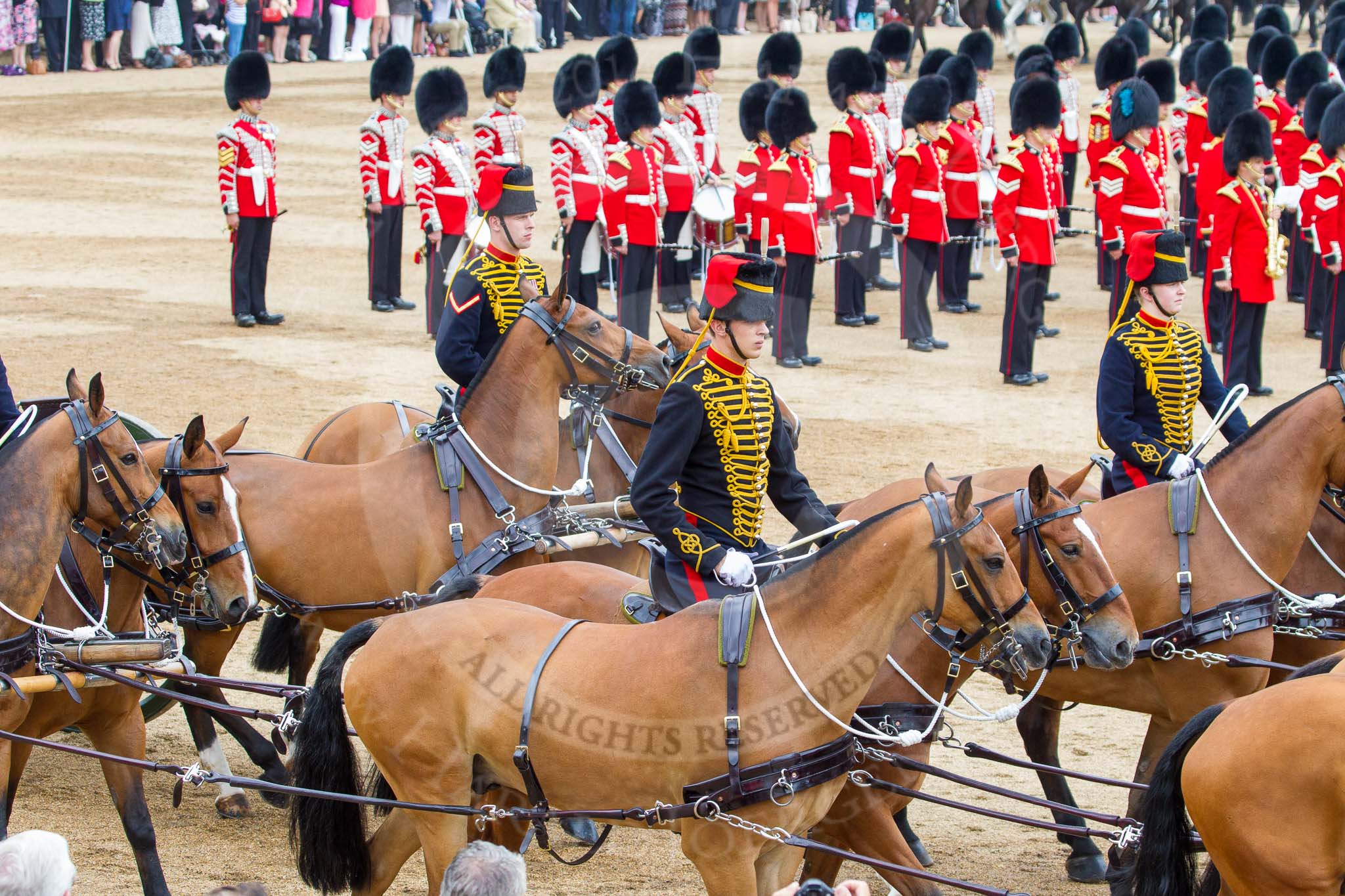 Trooping the Colour 2014.
Horse Guards Parade, Westminster,
London SW1A,

United Kingdom,
on 14 June 2014 at 11:56, image #755