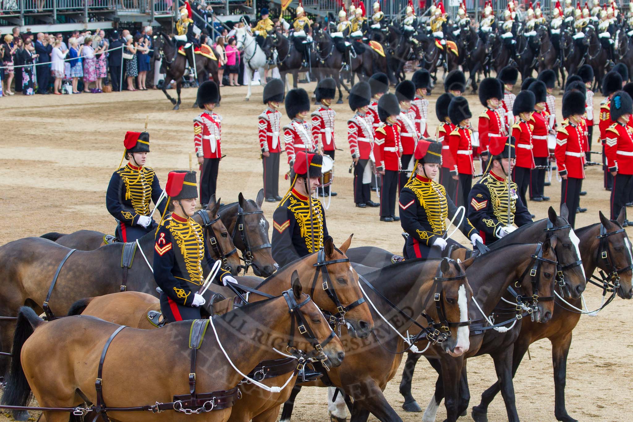Trooping the Colour 2014.
Horse Guards Parade, Westminster,
London SW1A,

United Kingdom,
on 14 June 2014 at 11:56, image #759