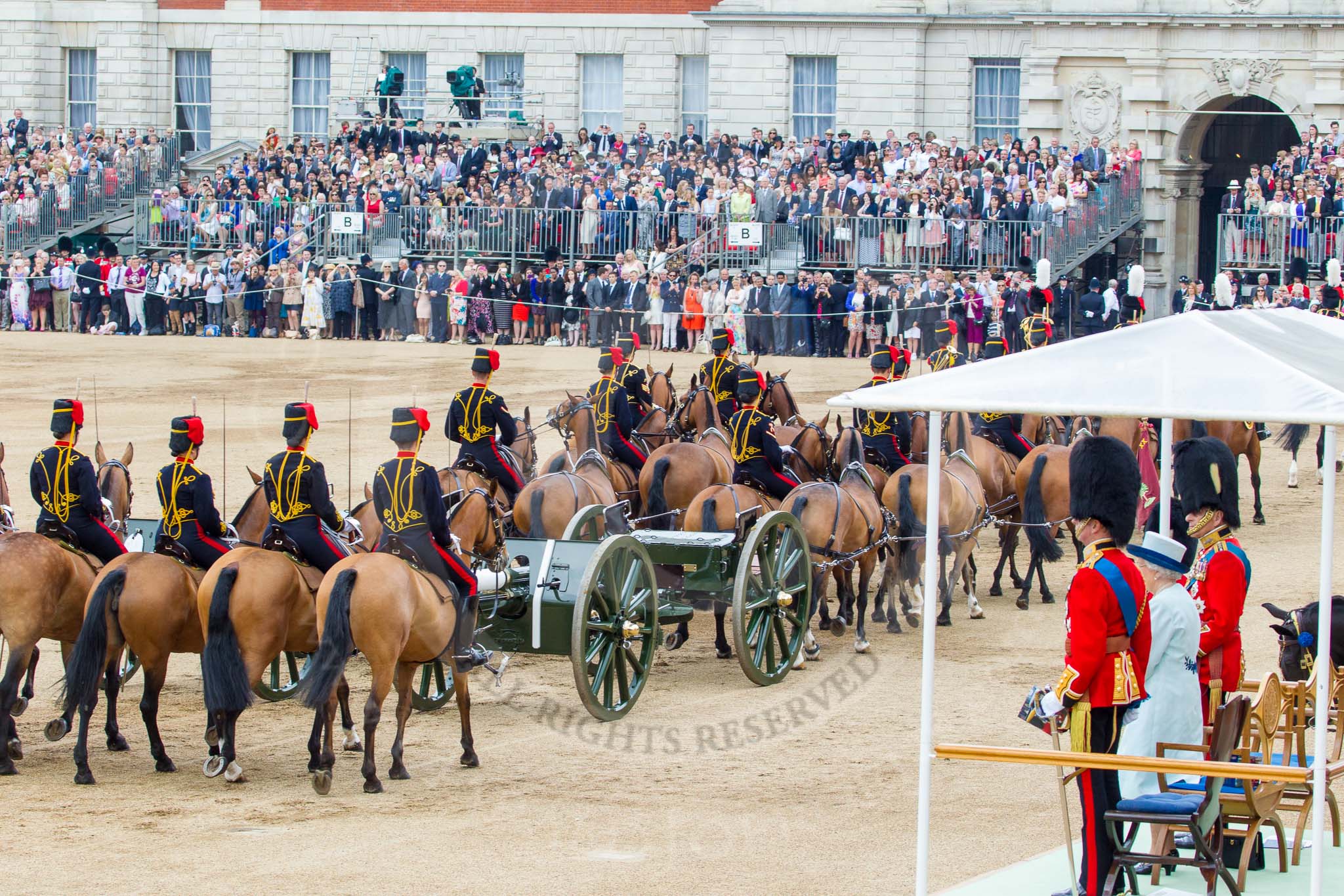 Trooping the Colour 2014.
Horse Guards Parade, Westminster,
London SW1A,

United Kingdom,
on 14 June 2014 at 11:56, image #762