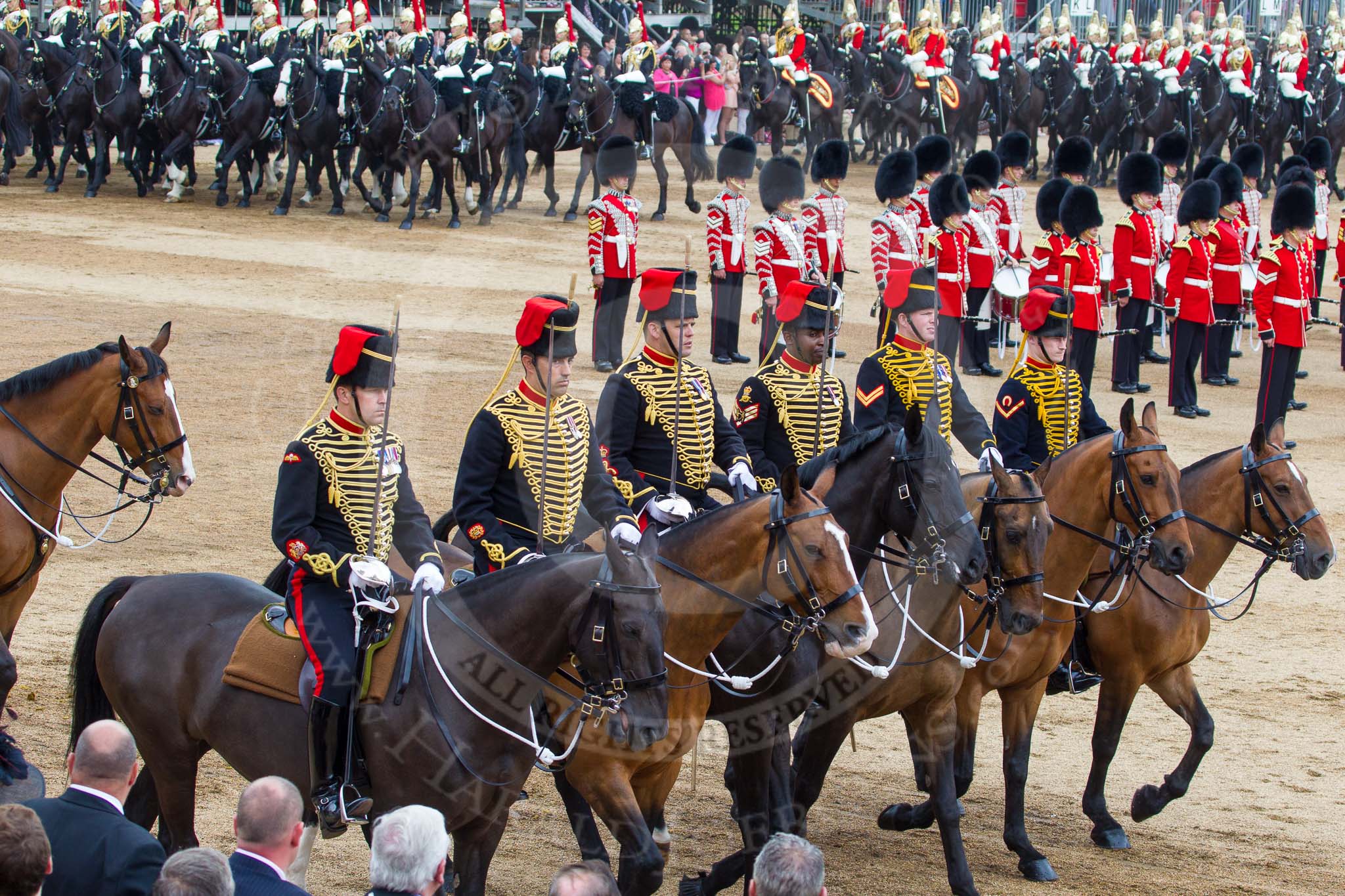 Trooping the Colour 2014.
Horse Guards Parade, Westminster,
London SW1A,

United Kingdom,
on 14 June 2014 at 11:56, image #764
