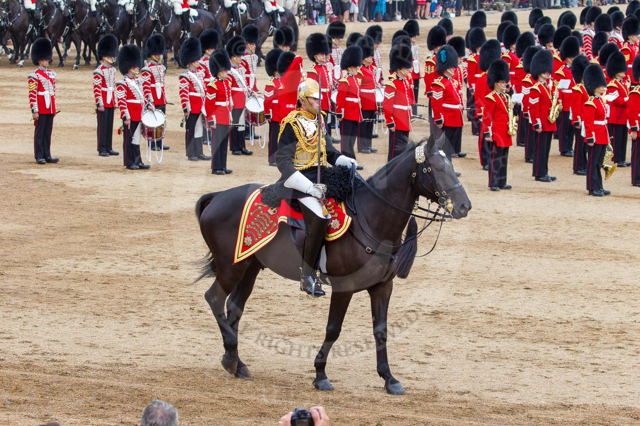 Trooping the Colour 2014.
Horse Guards Parade, Westminster,
London SW1A,

United Kingdom,
on 14 June 2014 at 11:57, image #770