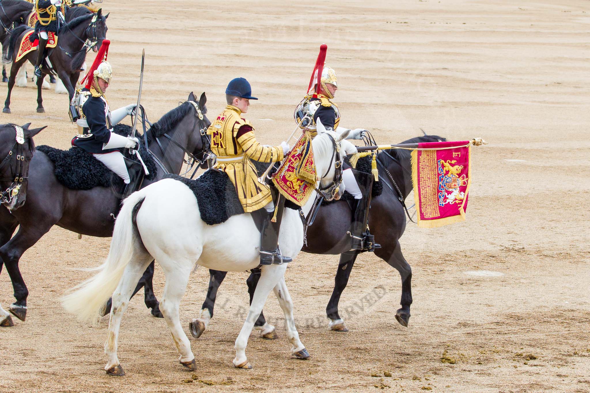 Trooping the Colour 2014.
Horse Guards Parade, Westminster,
London SW1A,

United Kingdom,
on 14 June 2014 at 11:57, image #777