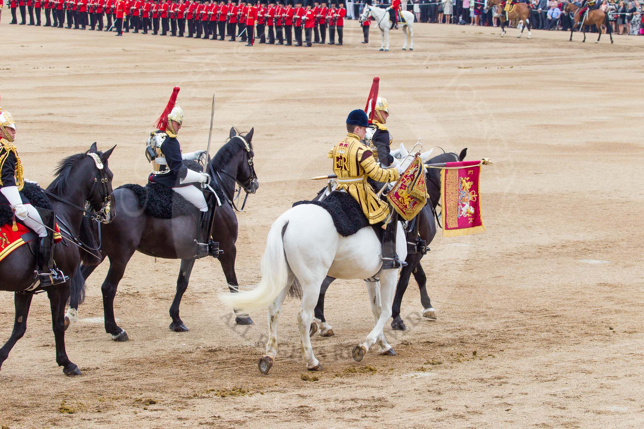Trooping the Colour 2014.
Horse Guards Parade, Westminster,
London SW1A,

United Kingdom,
on 14 June 2014 at 11:57, image #778