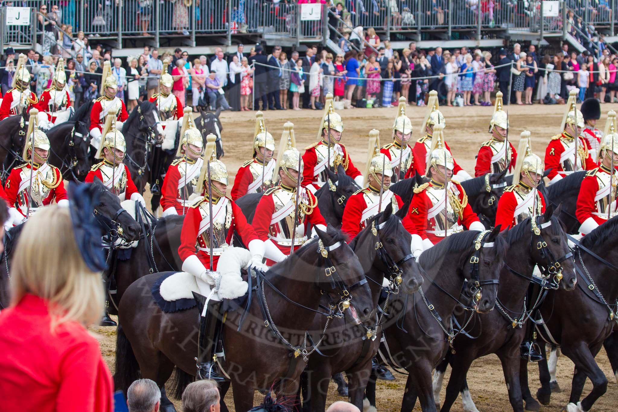 Trooping the Colour 2014.
Horse Guards Parade, Westminster,
London SW1A,

United Kingdom,
on 14 June 2014 at 11:57, image #780