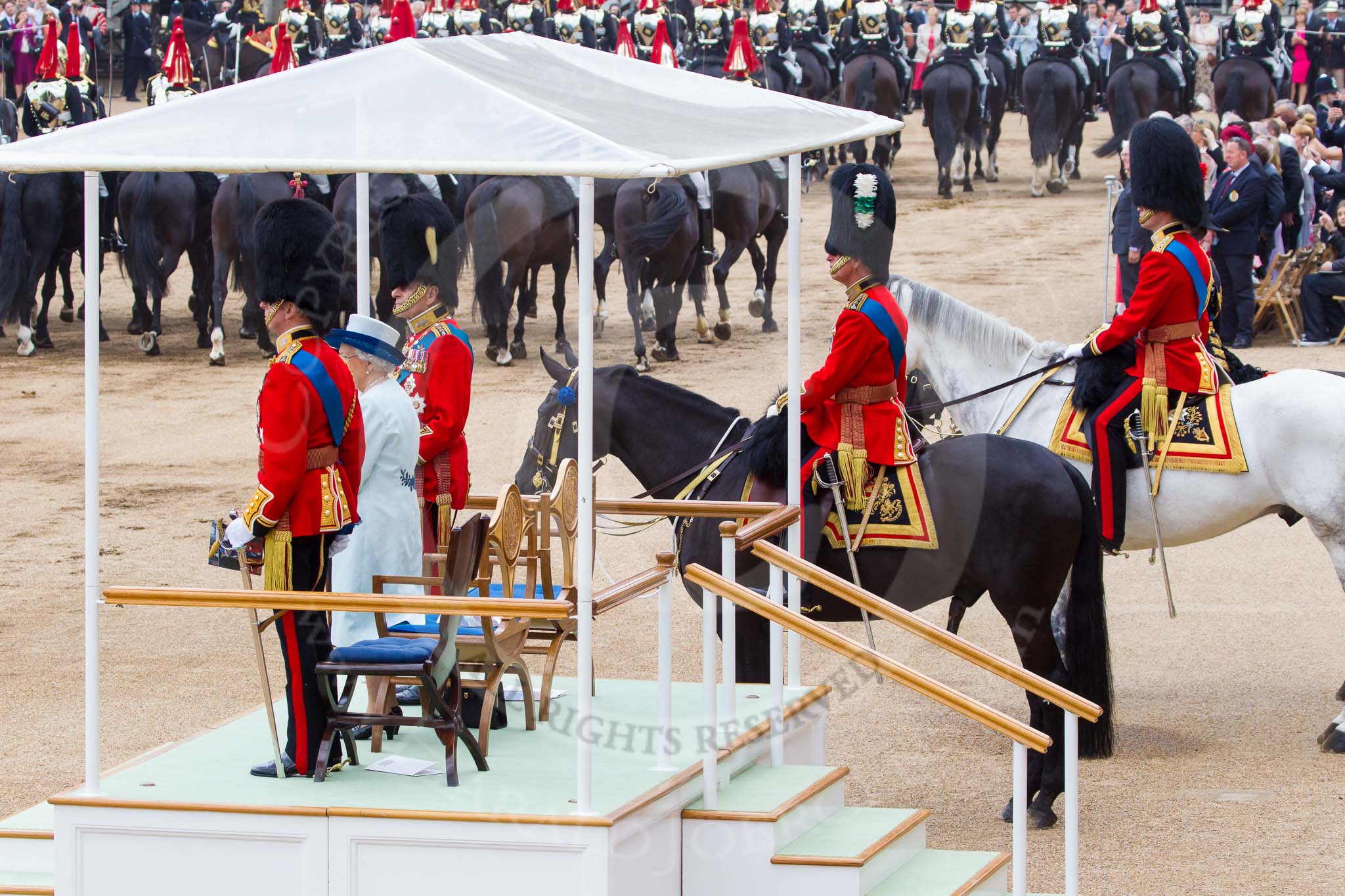 Trooping the Colour 2014.
Horse Guards Parade, Westminster,
London SW1A,

United Kingdom,
on 14 June 2014 at 11:58, image #787
