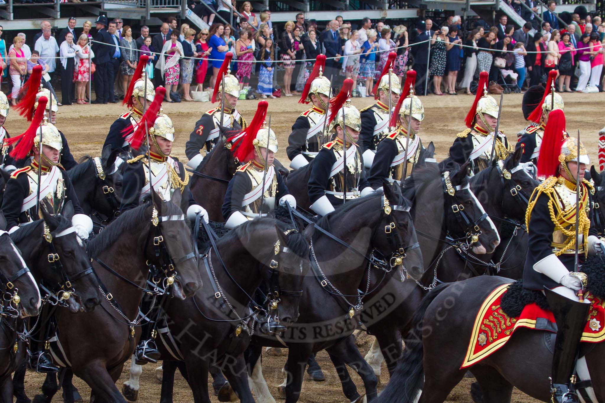 Trooping the Colour 2014.
Horse Guards Parade, Westminster,
London SW1A,

United Kingdom,
on 14 June 2014 at 12:01, image #822