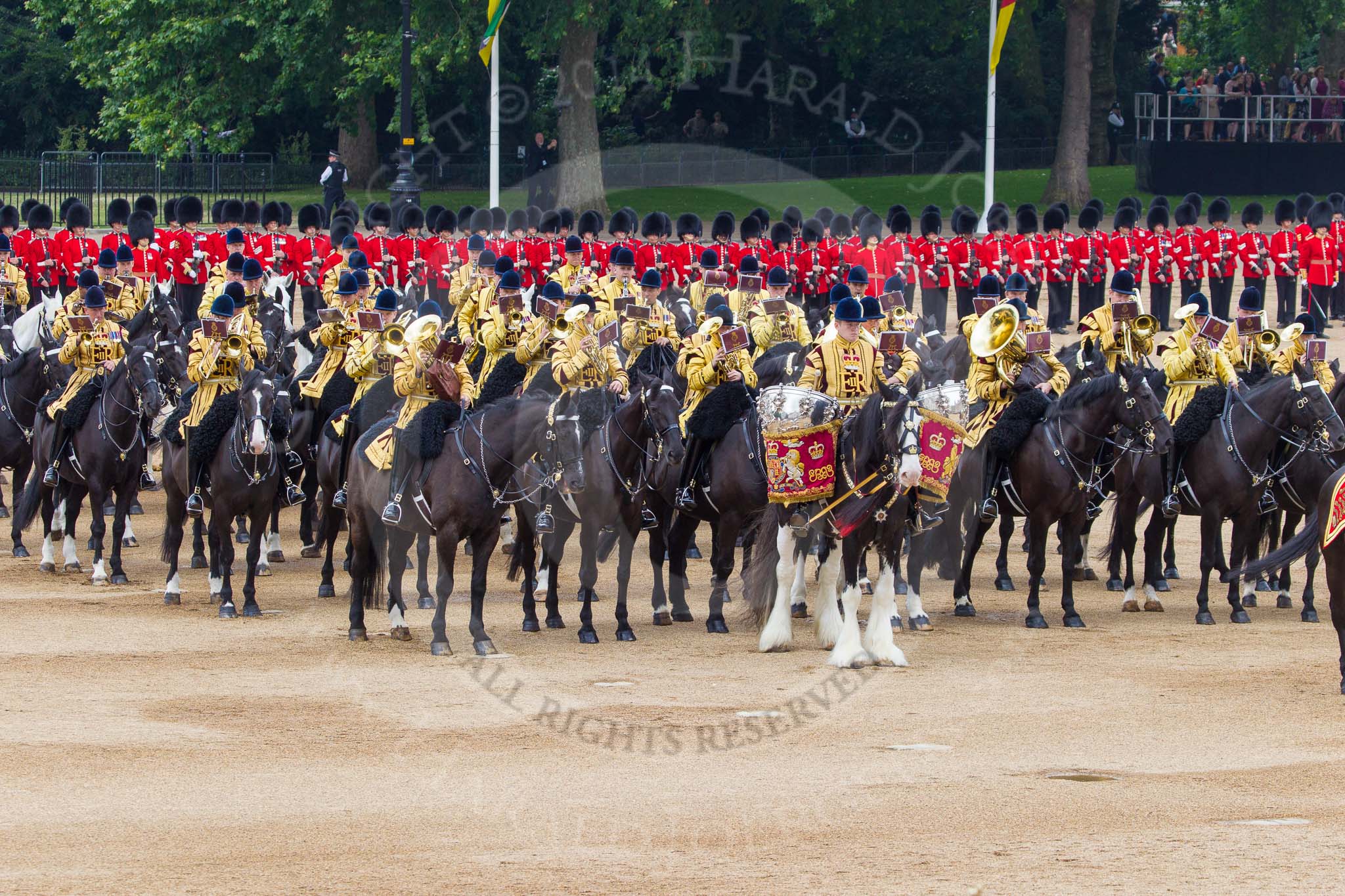 Trooping the Colour 2014.
Horse Guards Parade, Westminster,
London SW1A,

United Kingdom,
on 14 June 2014 at 12:02, image #832