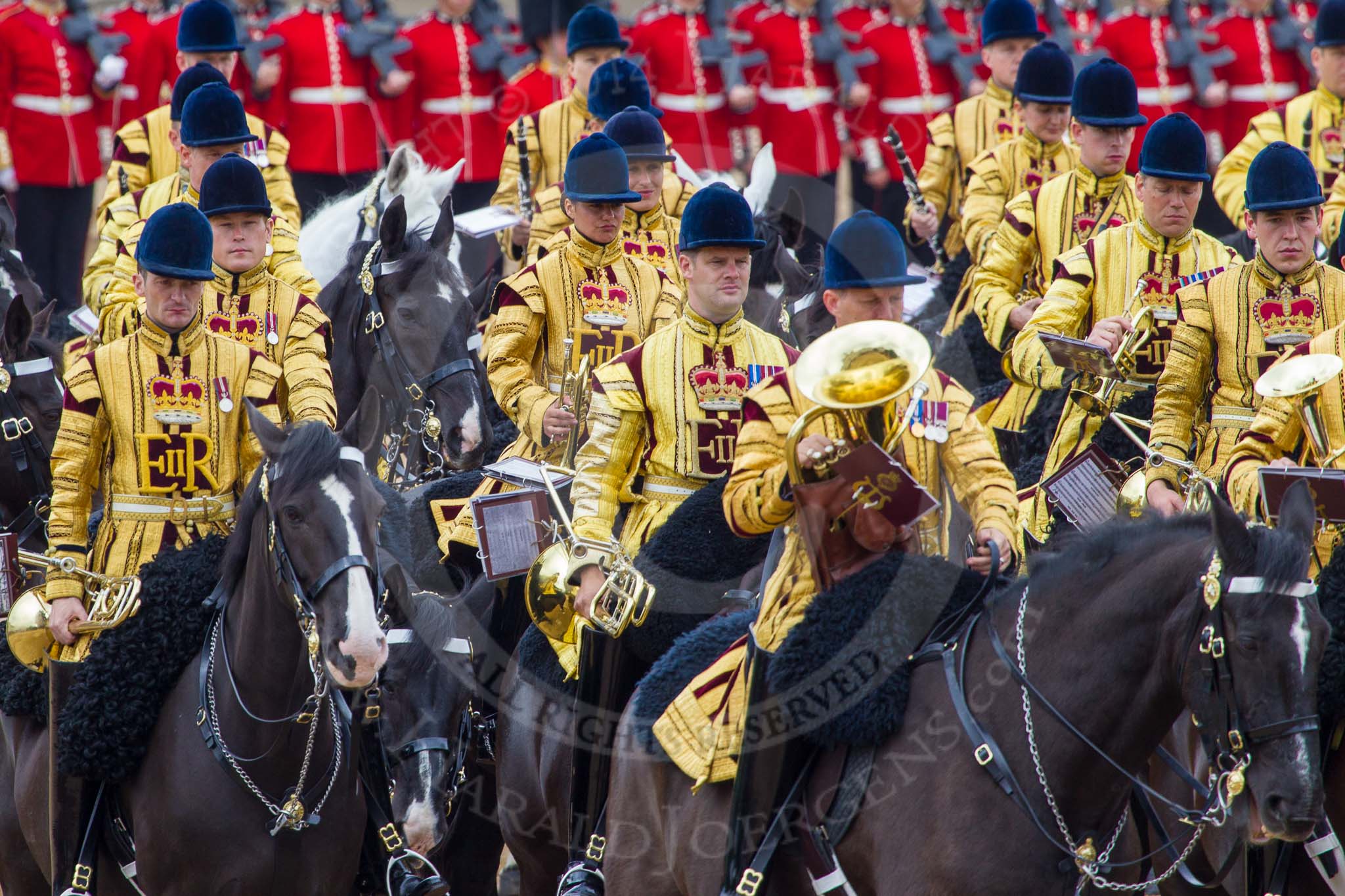 Trooping the Colour 2014.
Horse Guards Parade, Westminster,
London SW1A,

United Kingdom,
on 14 June 2014 at 12:02, image #836