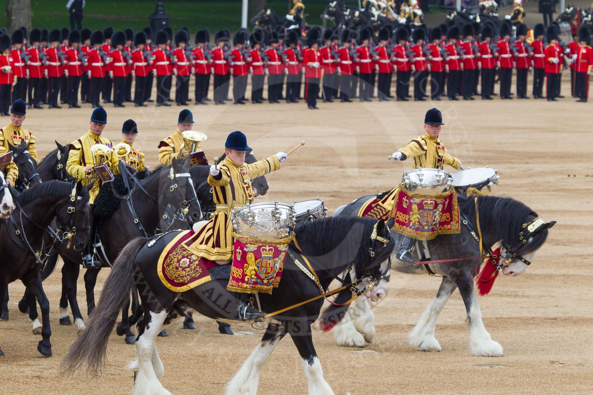 Trooping the Colour 2014.
Horse Guards Parade, Westminster,
London SW1A,

United Kingdom,
on 14 June 2014 at 12:02, image #838